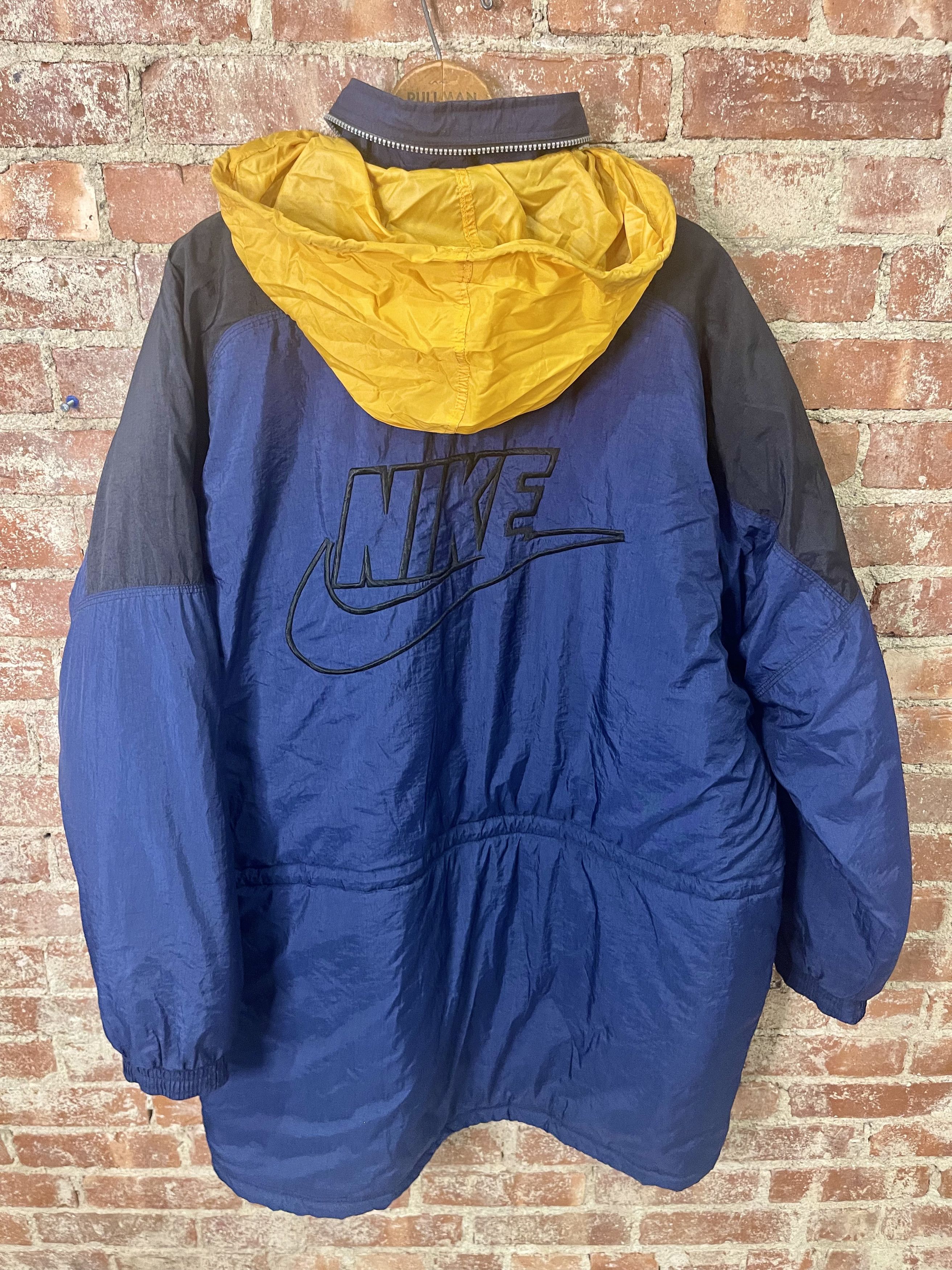 Nike × Vintage Vintage 1990's Nike Parka Jacket Size US XL / EU 56 / 4 - 7 Thumbnail
