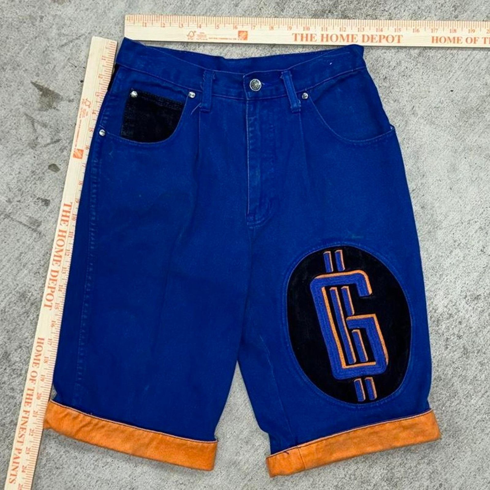 Vintage Vintage 90s exhaust jorts Size US 26 / EU 42 - 2 Thumbnail