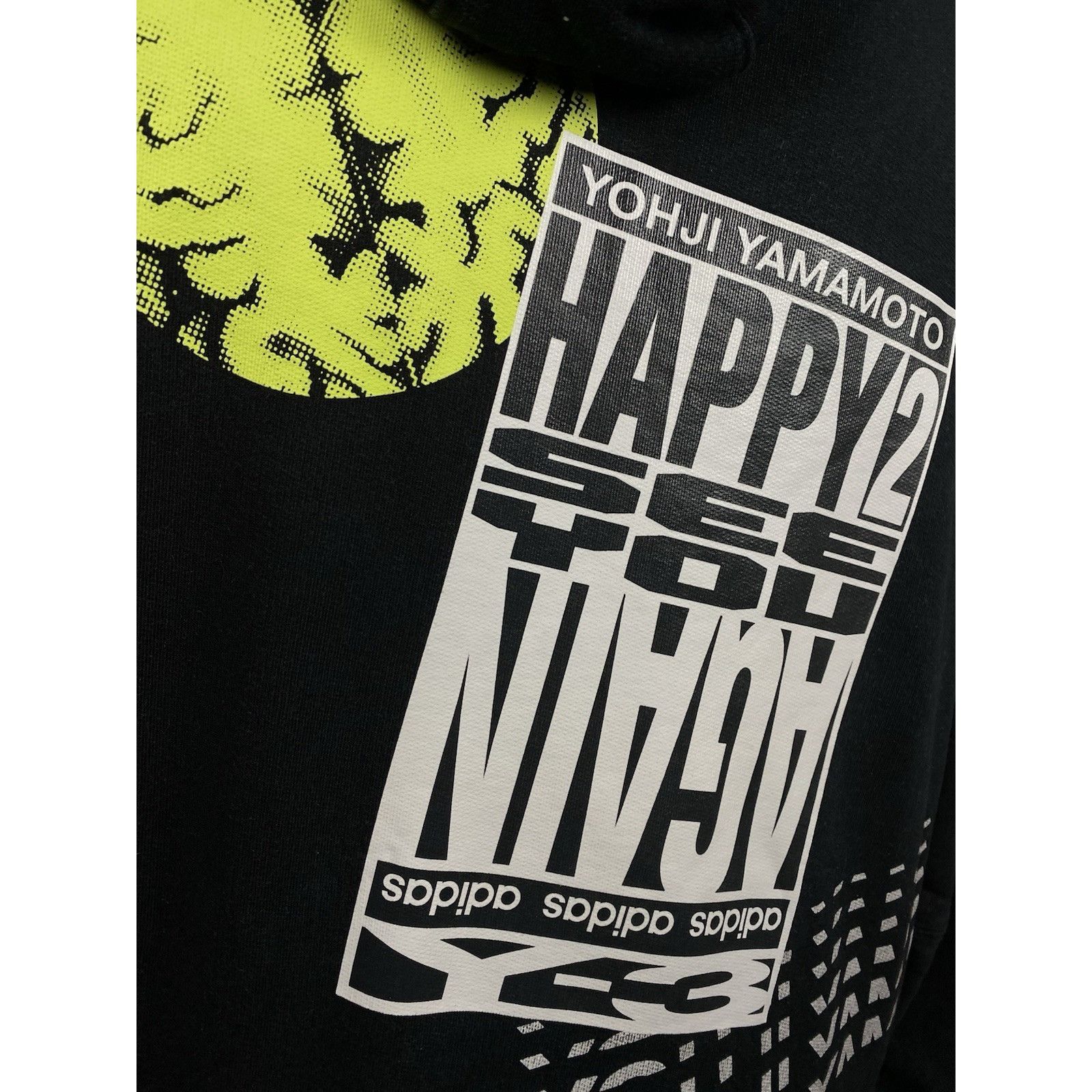Y-3 Y-3 yohji yamamoto x Adidas Men's Black Oversized Hoodie Swe Size US L / EU 52-54 / 3 - 10 Thumbnail