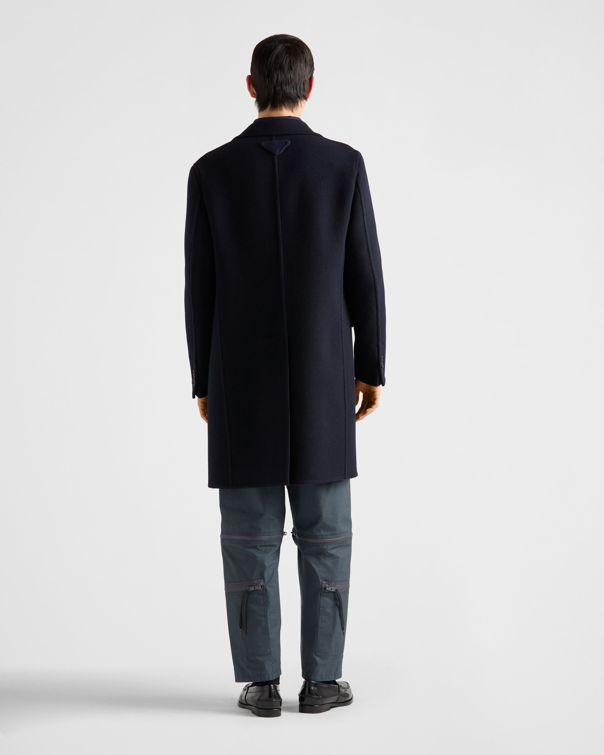 Prada o1bcso1str1025 Popeline Soft Modular Pants in Blue Size US 32 / EU 48 - 4 Thumbnail