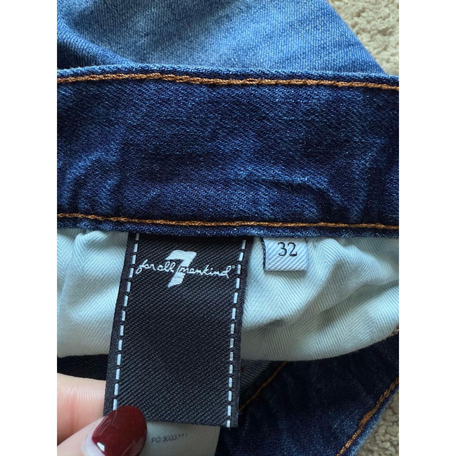 7 For All Mankind 7 For All Mankind Slimmy Denim Tapered Jeans Blue Men's 32 Size US 32 / EU 48 - 5 Thumbnail