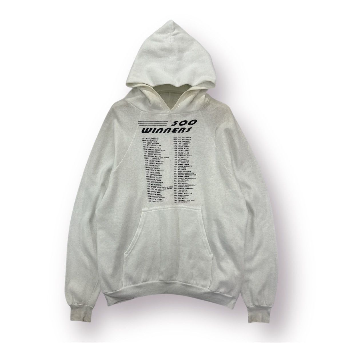 Vintage 🔥 90s Indy 75th Running Hoodie Double Hit Graphic Motorsport Size US M / EU 48-50 / 2 - 2 Thumbnail
