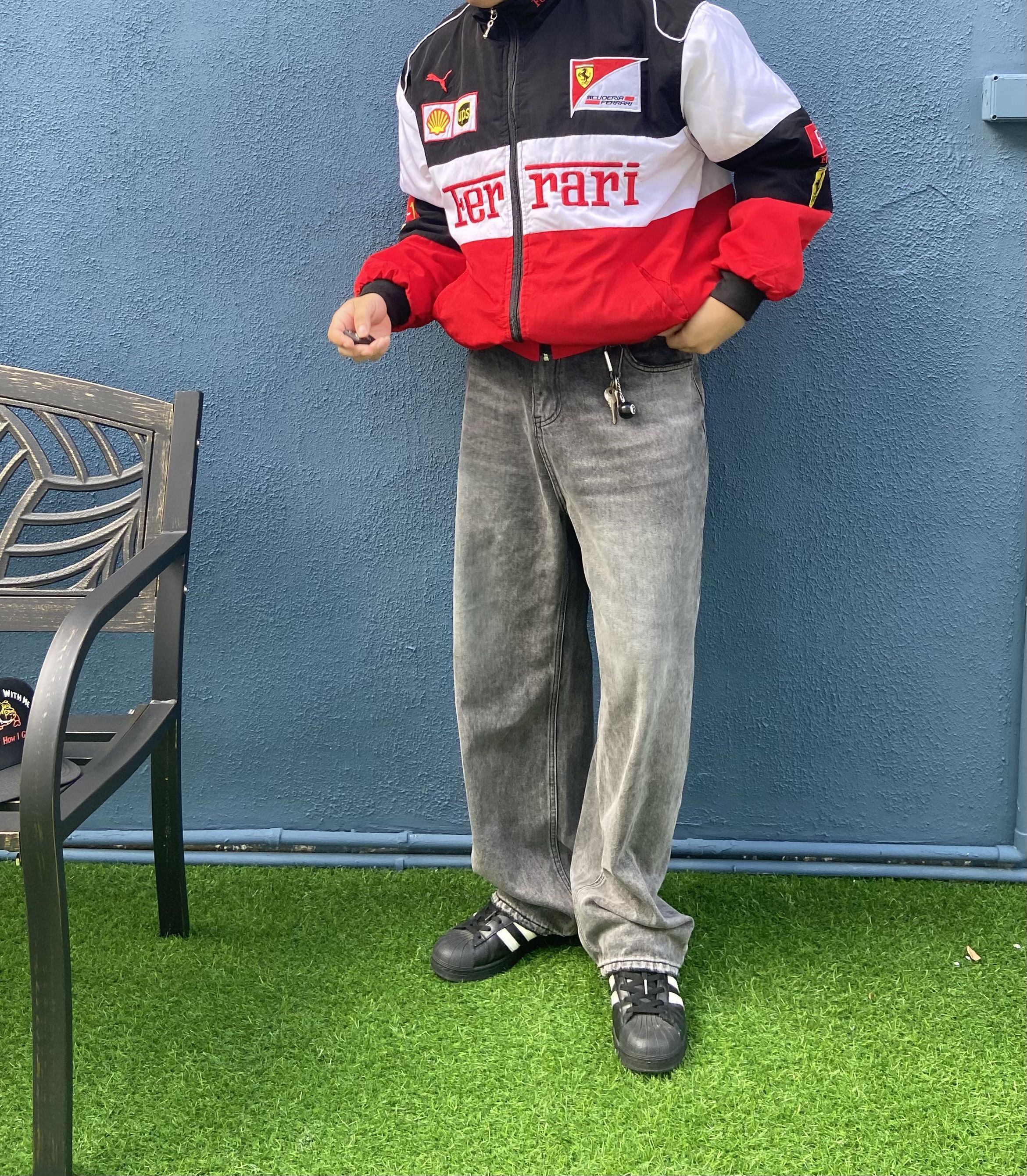 Ferrari Vintage Ferrari Racing Jacket Formula1 Size US L / EU 52-54 / 3 - 3 Thumbnail