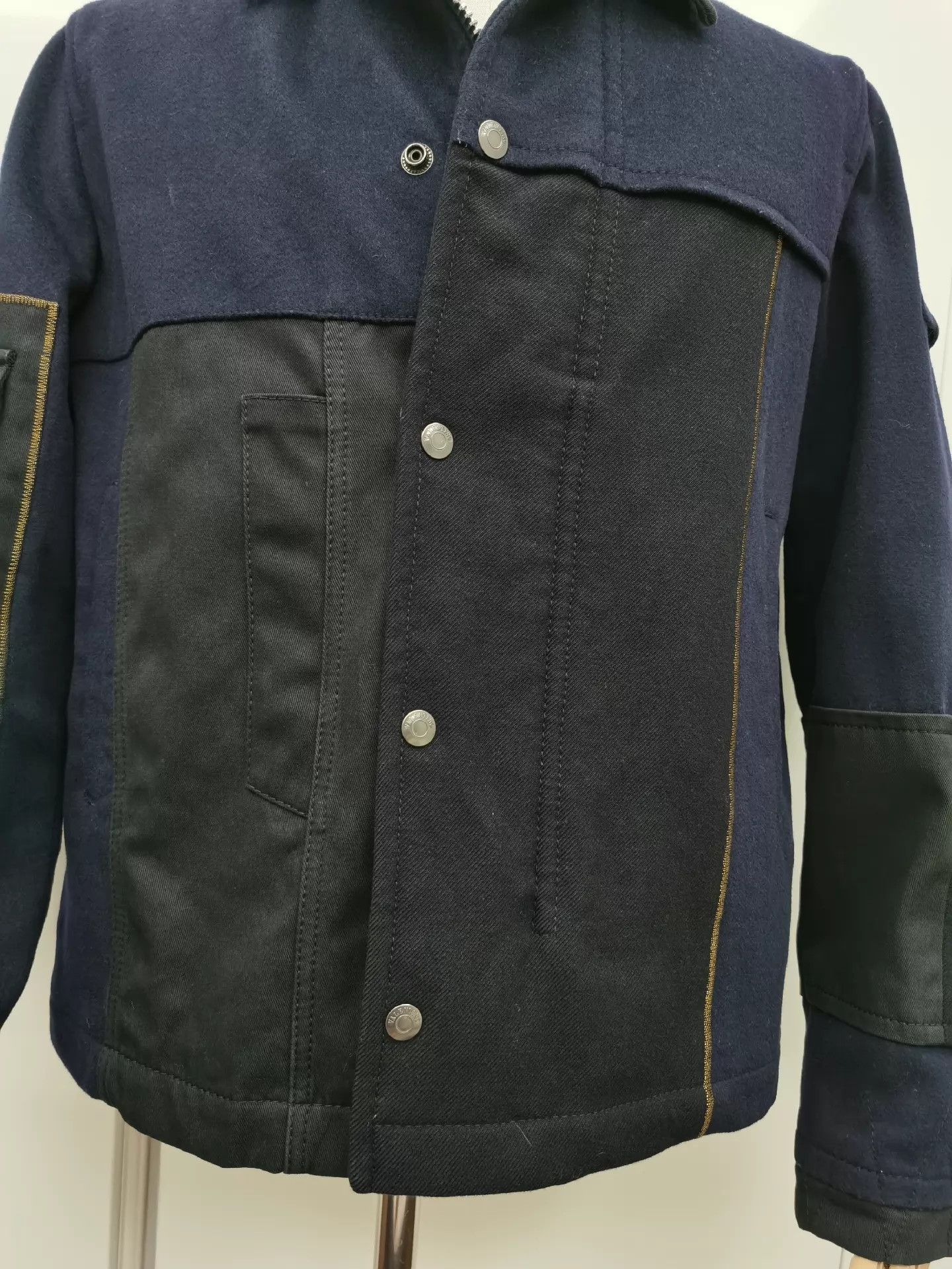 Valentino Valentino Mixed Fabric Paneled Jacket 48 Size US M / EU 48-50 / 2 - 3 Thumbnail