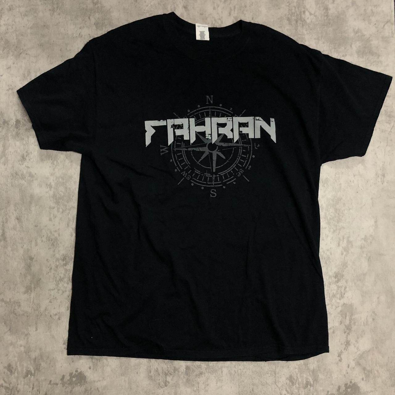 Gildan Black and white Fahran band tee #bandtee Size US XL / EU 56 / 4 - 1 Thumbnail