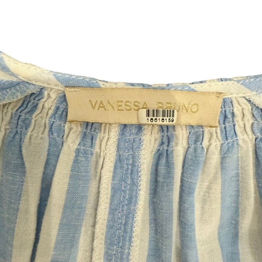 Vanessa Bruno Vanessa Bruno Striped Brooklyn Dress in Blue/White, Size M Size M / US 6-8 / IT 42-44 - 6 Thumbnail
