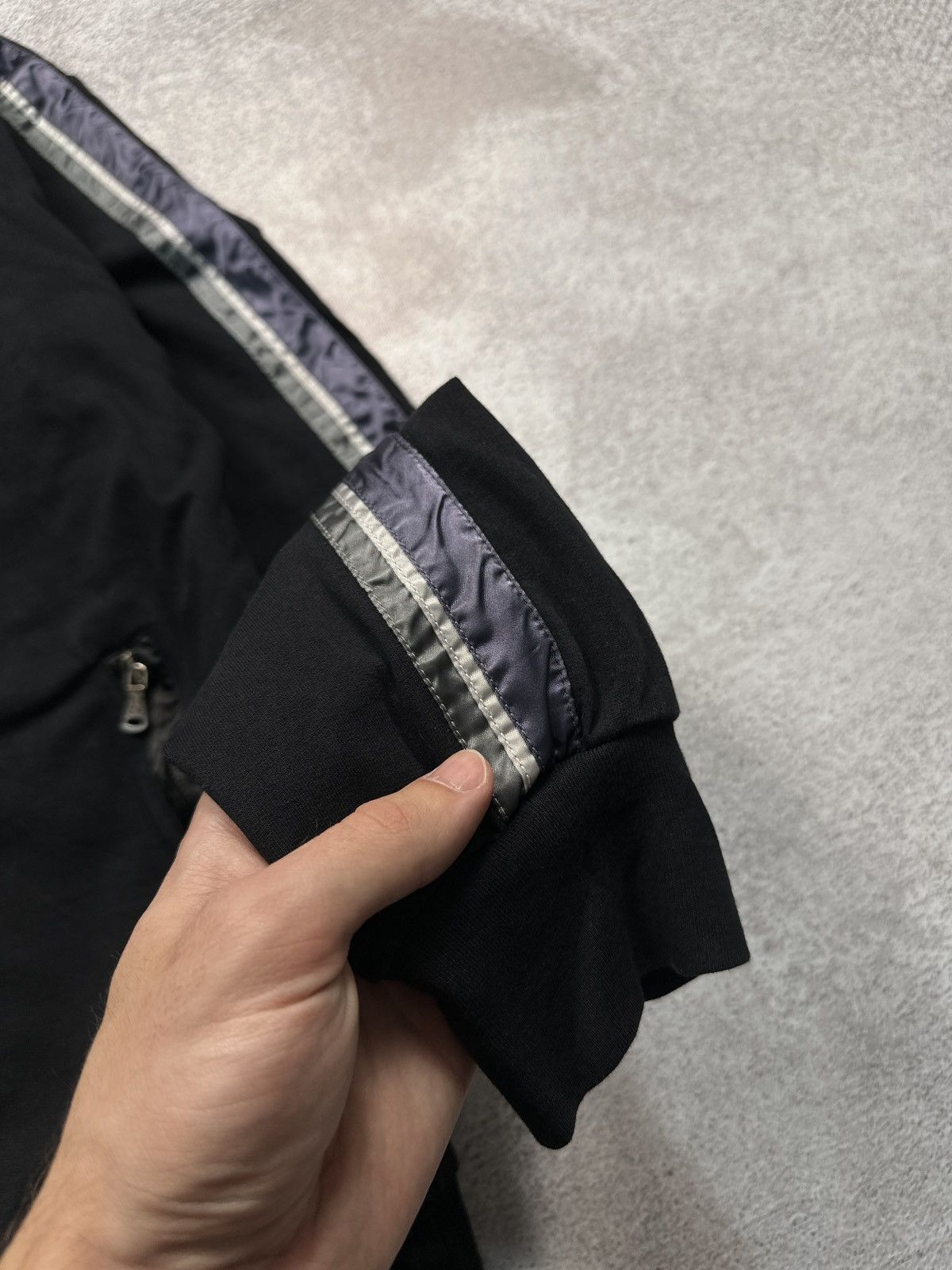 Vintage Y2K Archive Dolce & Gabbana Sport Striped Zip Hoodie
