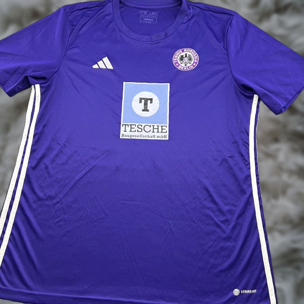 Adidas adidas Tennis Borussia Berlin 2022 2023 Third Football Jersey Mens XL Purple Size US XL / EU 56 / 4 - 1 Thumbnail