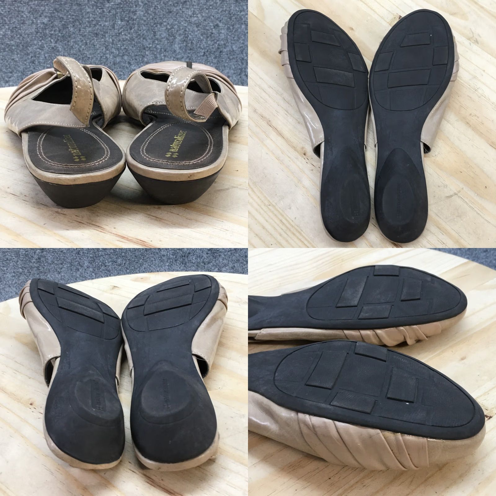 Naturalizer Naturalizer Sandals Womens 11M Hanley Closed Toe Slingback Brown Leather Slip On Size US 8 / IT 38 - 8 Thumbnail