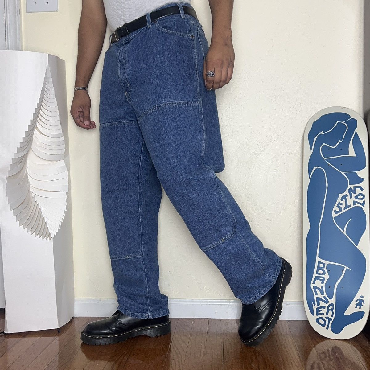 Dickies × Vintage Dickies Double Knee Jeans Size US 38 / EU 54 - 8 Thumbnail