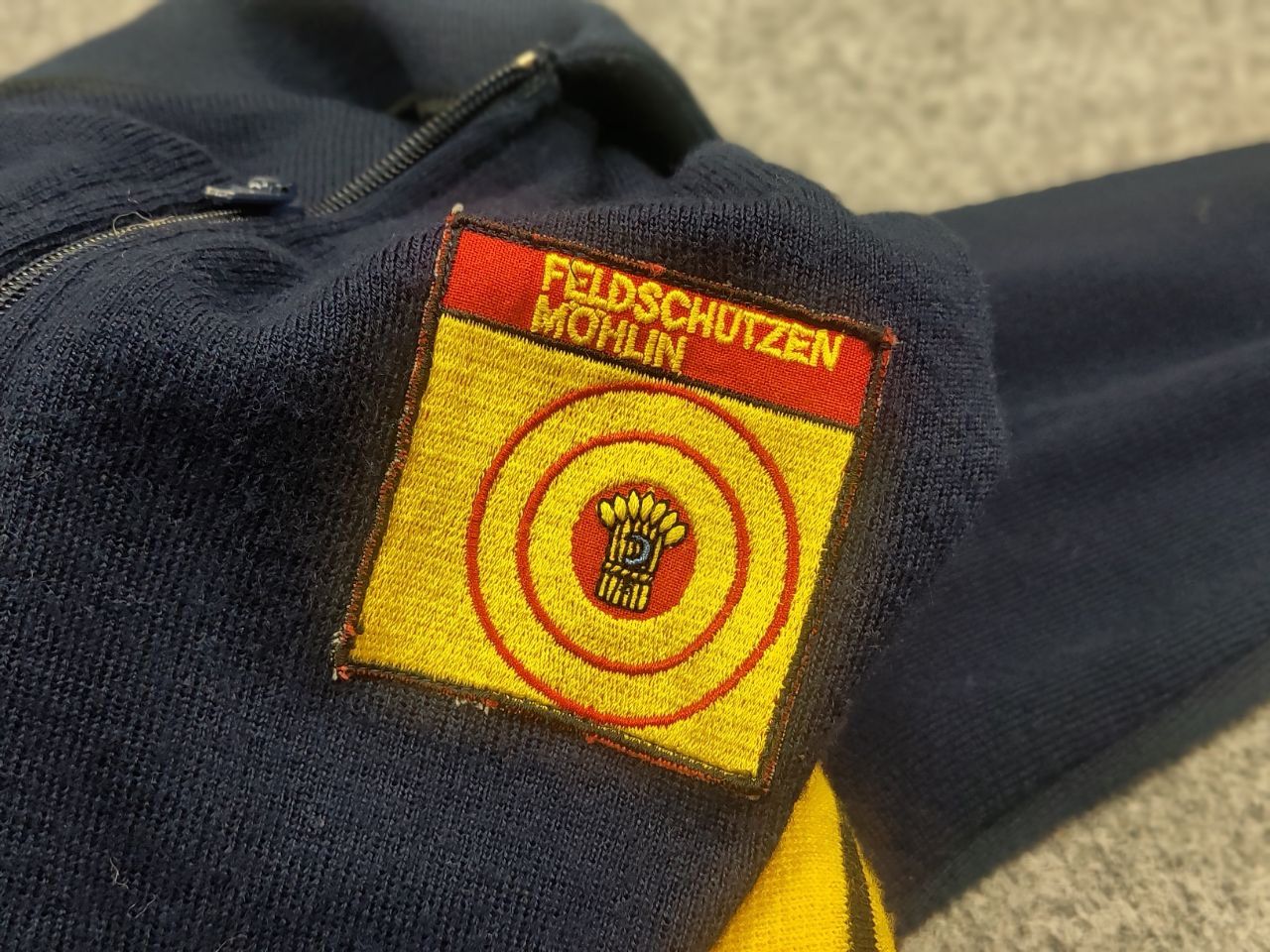 Vintage Vintage 70's Befa FFA Feldschützen Mohlin Wool Track Jacket Size US L / EU 52-54 / 3 - 16 Thumbnail