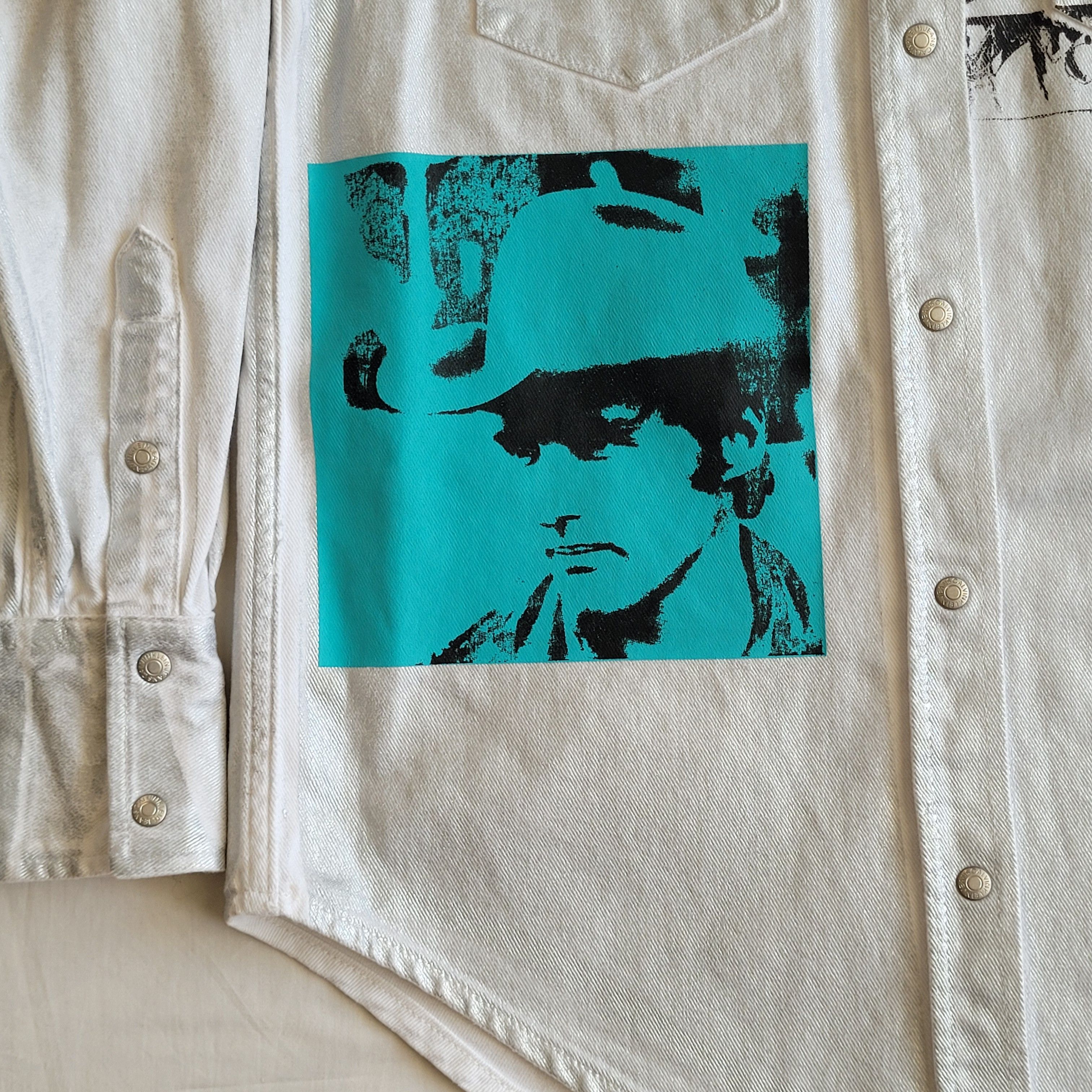 Raf Simons Calvin Klein by Raf Simons screenprinted western overshirt Size US XS / EU 42 / 0 - 6 Thumbnail