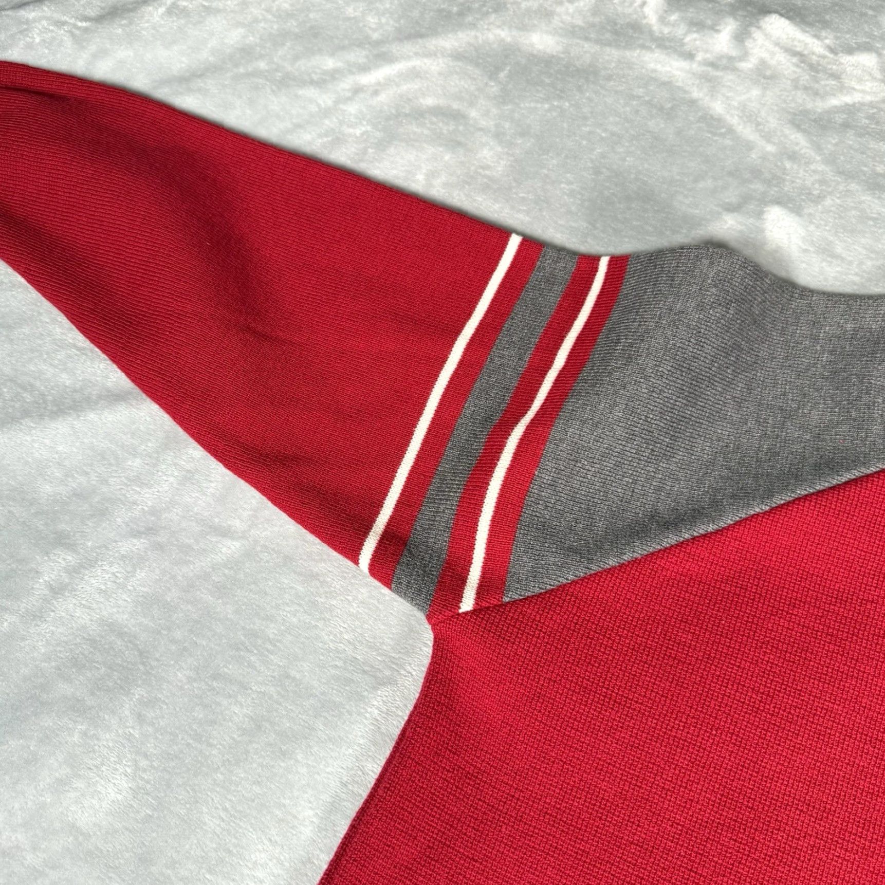 Vans VANS Vintage Sweater V Neck Mens L Striped Red Logo Knit Pullover Winter Grunge Retro 90s Shirt? Size US L / EU 52-54 / 3 - 4 Thumbnail