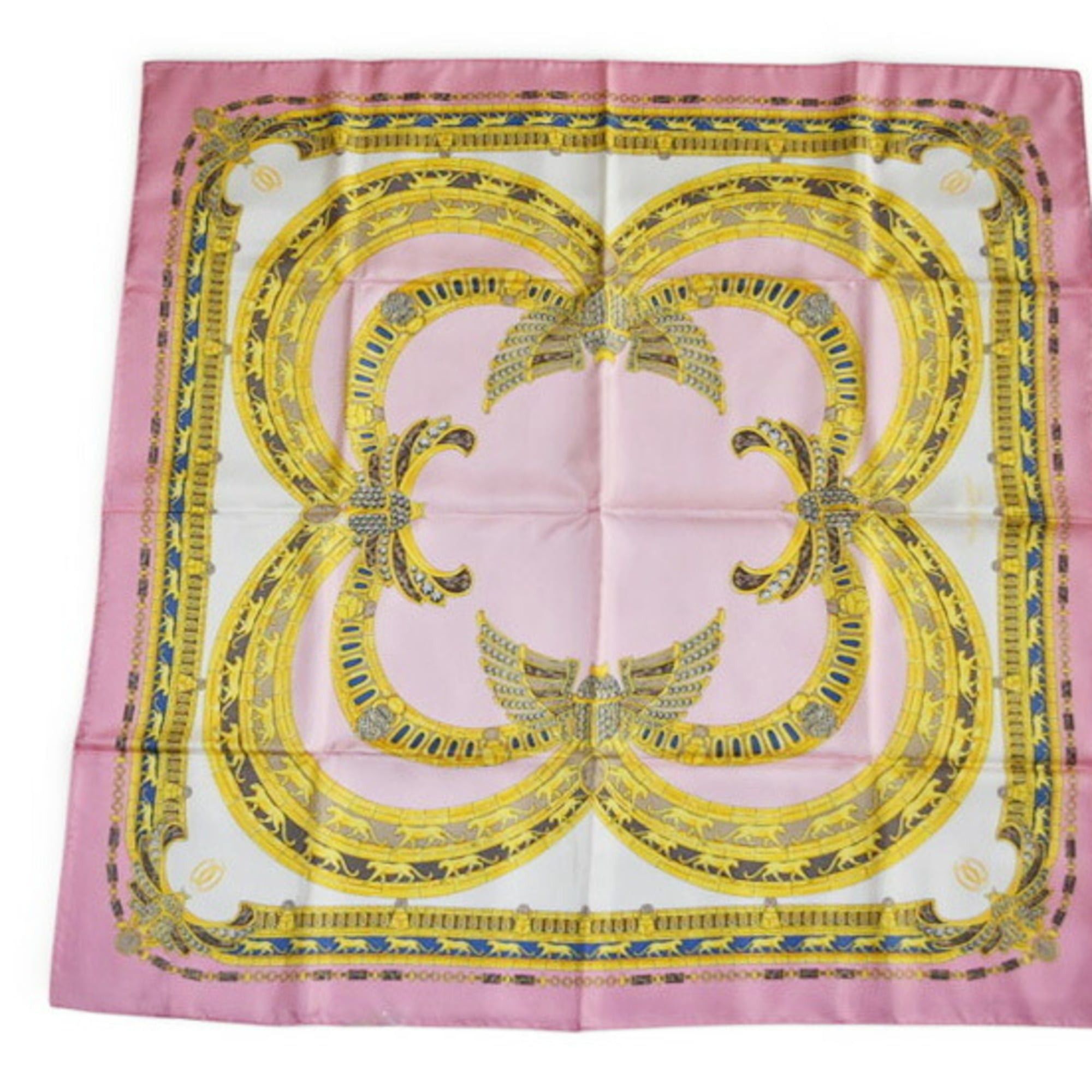 Cartier Cartier scarf/muffler/shawl, leopard print, gold and pink, unused. Size ONE SIZE - 1 Thumbnail