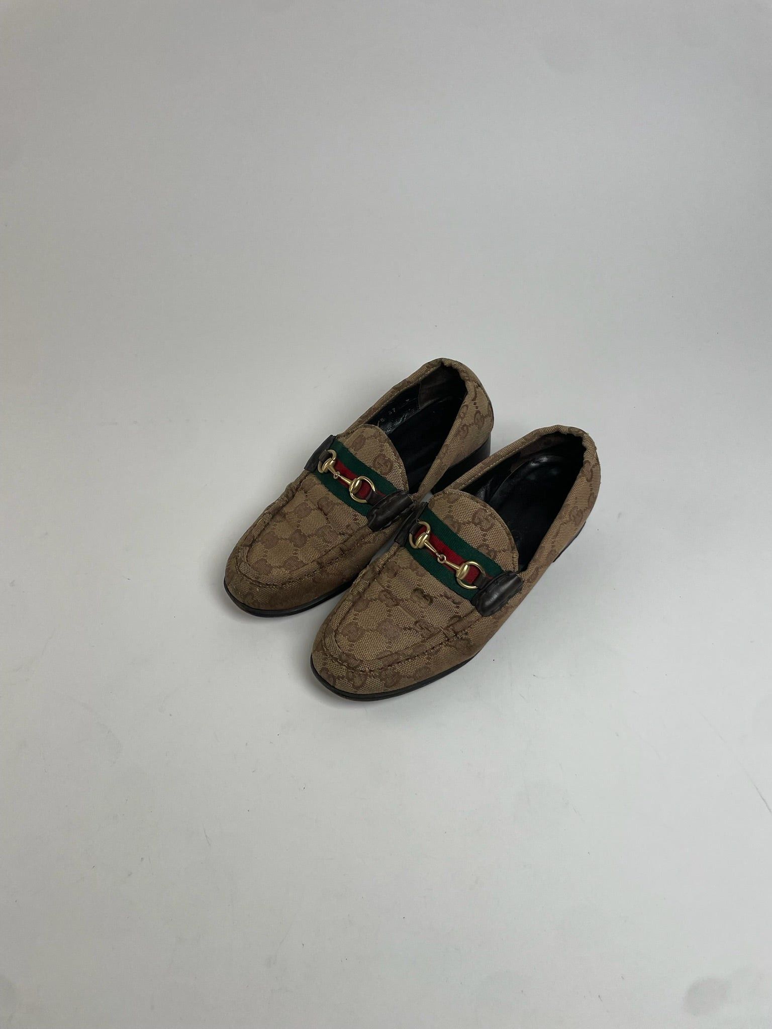 Gucci Vintage Monogram Horsebit Loafer EU37 Size US 6 / IT 36 - 1 Thumbnail