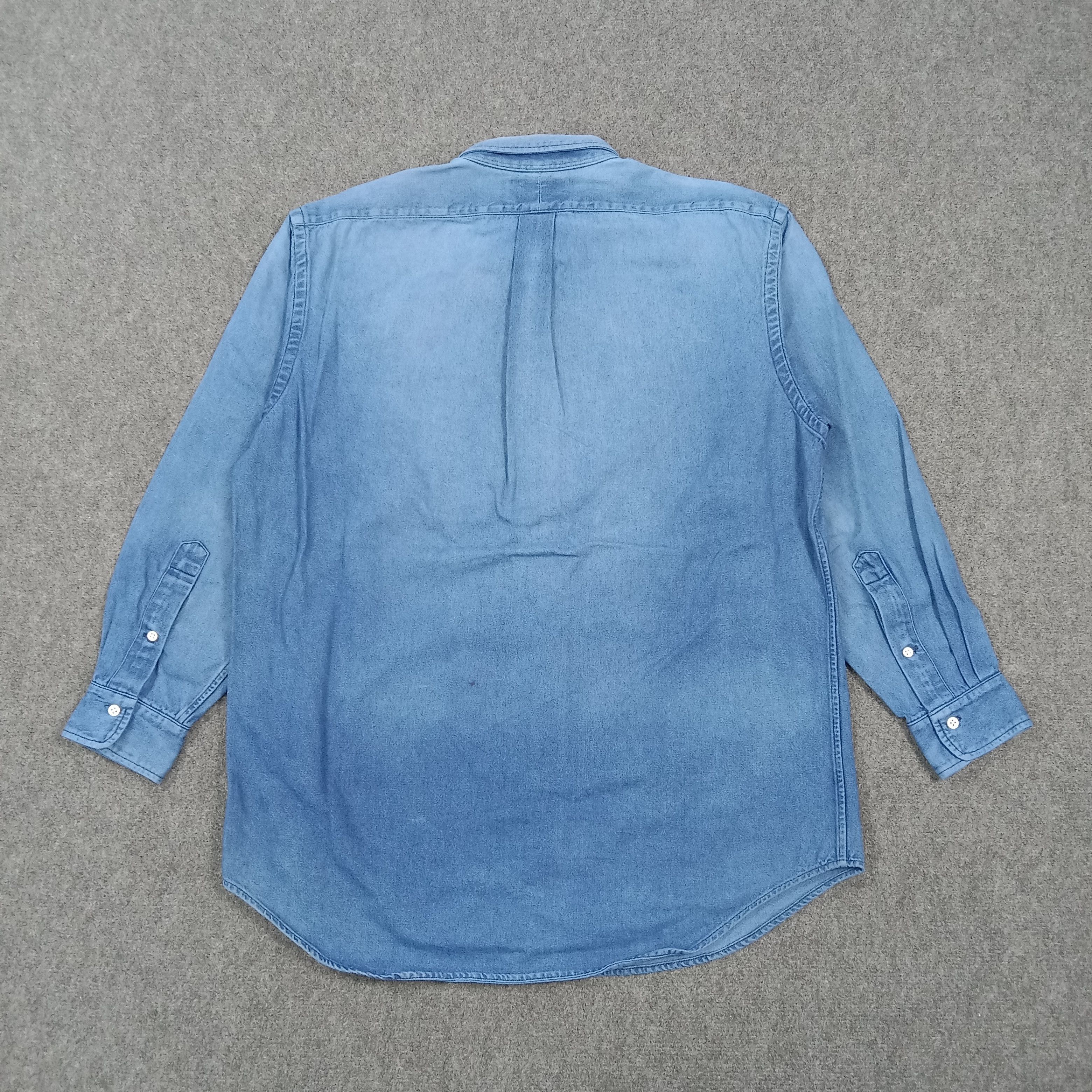 Ralph Lauren Polo Country by Ralph Lauren Denim Button Up Shirt C285N50 Size US L / EU 52-54 / 3 - 4 Thumbnail