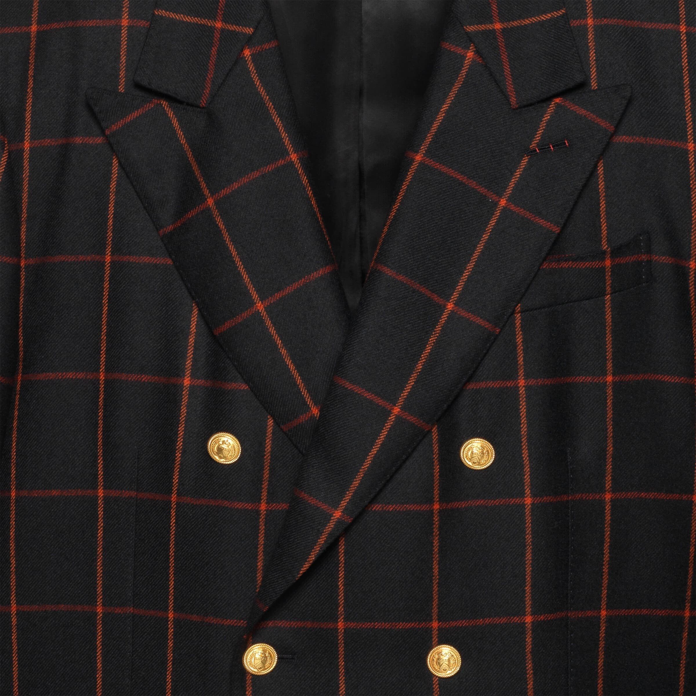 Gucci oc11z1025 Double Breasted Check Blazer in Multicolor Size US L / EU 52-54 / 3 - 3 Thumbnail