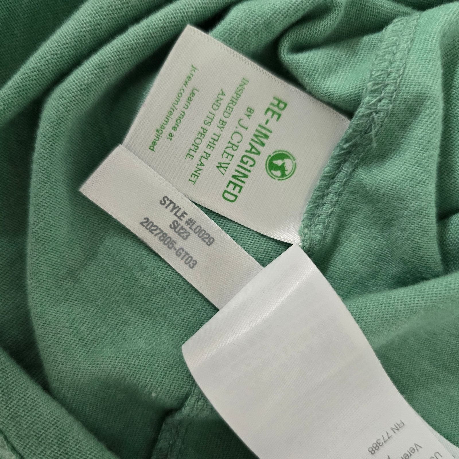 J.Crew J. Crew Washed Jersey Tee Tshirt L Short Sleeve Crew neck Size US L / EU 52-54 / 3 - 11 Thumbnail