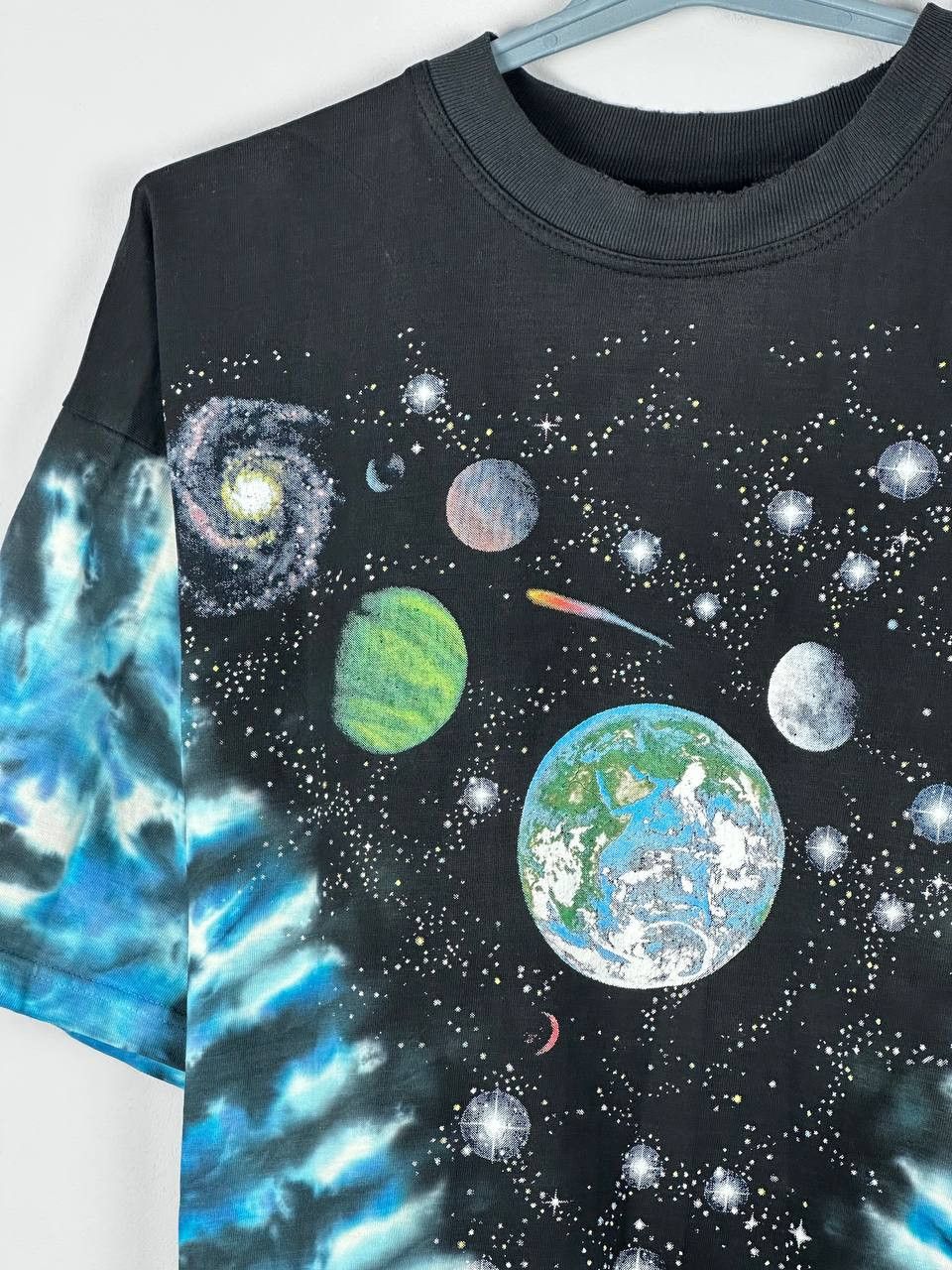 Liquid Blue Vintage Planet Earth AOP Galaxy Printed T Shirt Size US XL / EU 56 / 4 - 4 Thumbnail