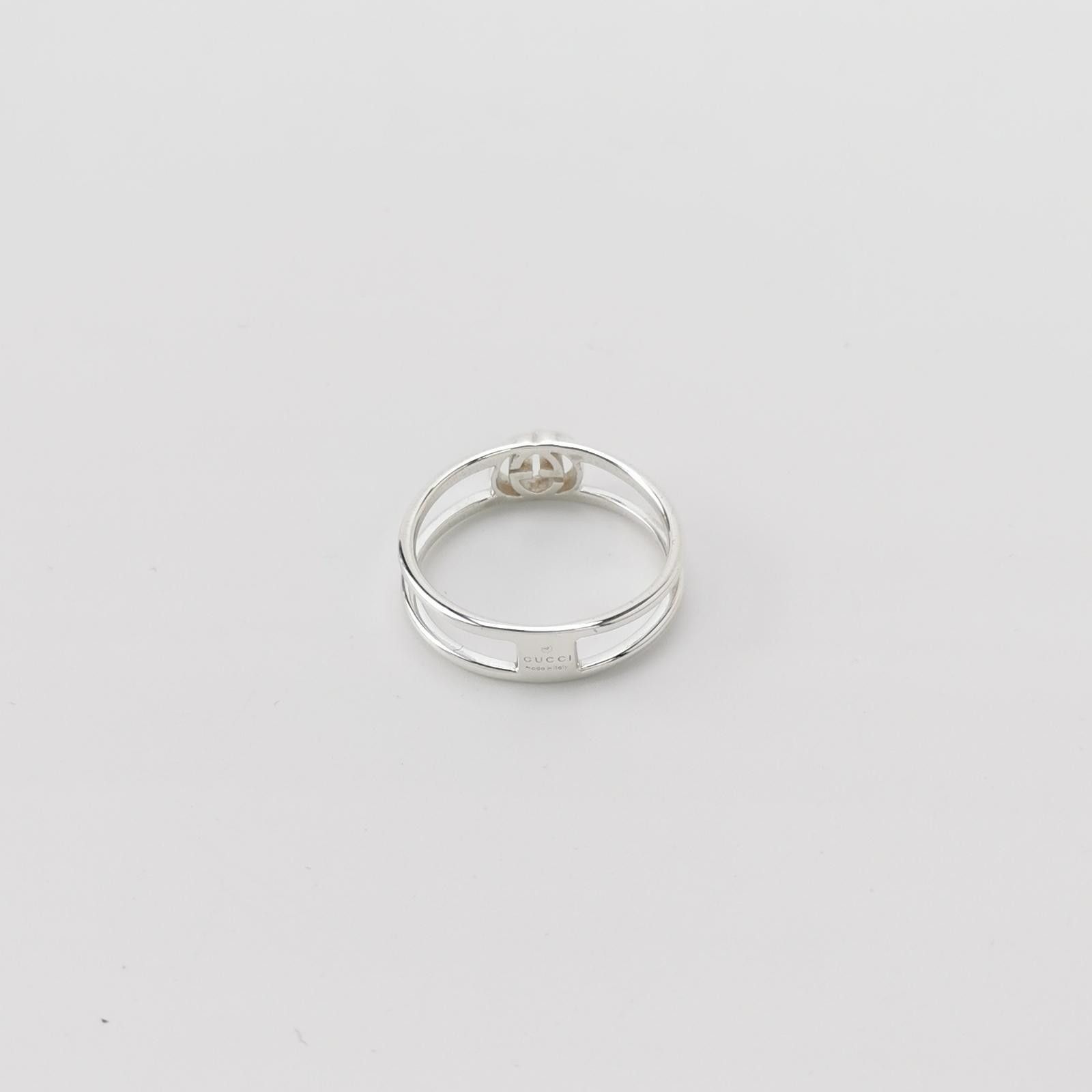 Gucci Gucci Interlocking S925 Interlocking Double G Ring Size 21 Size ONE SIZE - 3 Thumbnail
