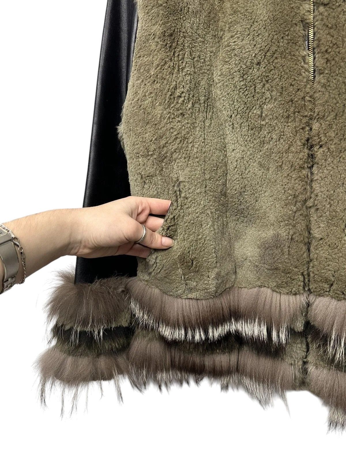If Six Was Nine Fendi Rabbit Fur Jacket Rare IfSixWasNine LeGrandBleu Size M / US 6-8 / IT 42-44 - 7 Thumbnail