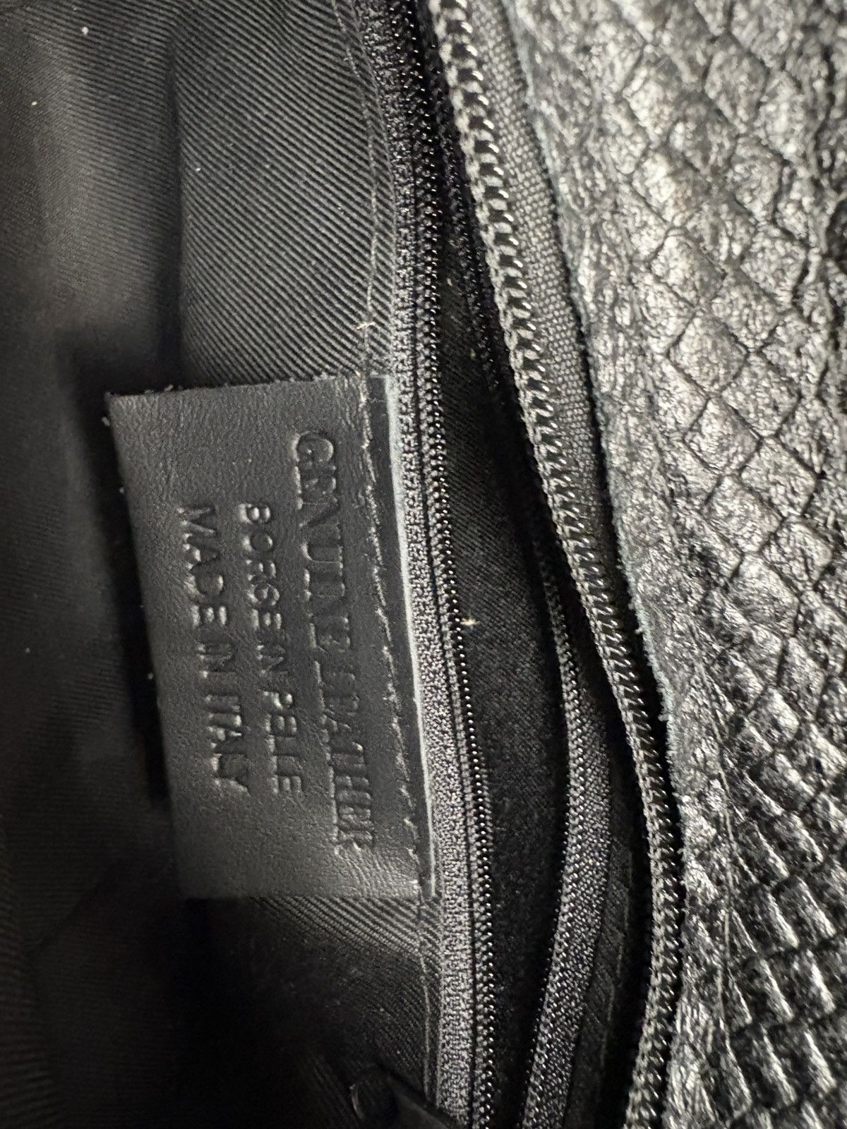Other Black Italian Leather Snakeskin Chain Bag Size ONE SIZE - 5 Thumbnail