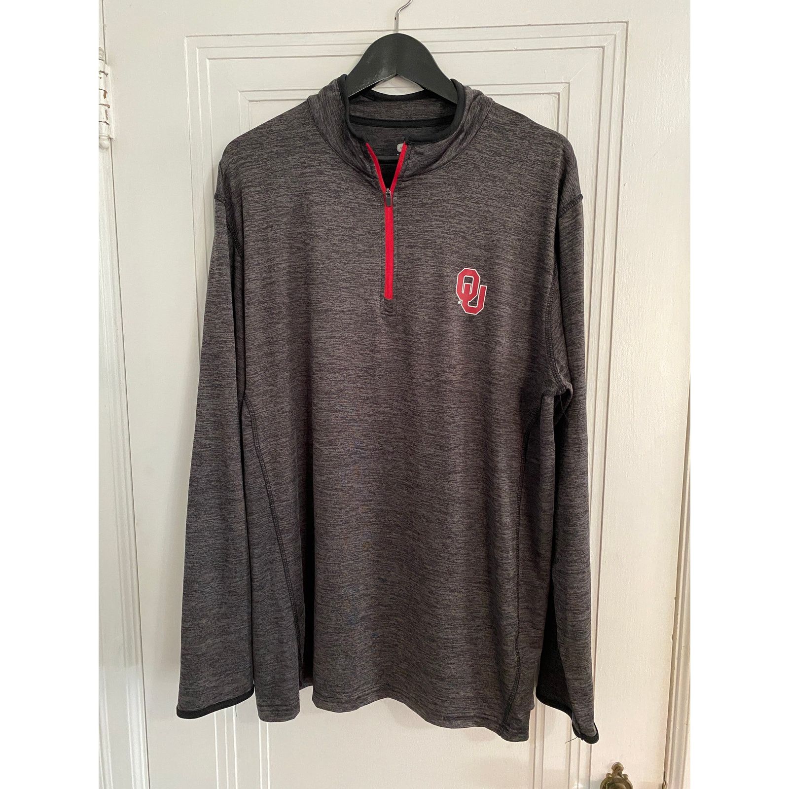 Colosseum Athletics Oklahoma Sooners 1/4-Zip Men's Size XL Size US XL / EU 56 / 4 - 1 Thumbnail