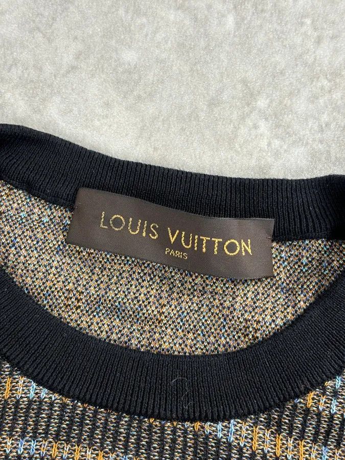 Louis Vuitton Louis Vuitton Checkered Striped Classy Sweater Size US M / EU 48-50 / 2 - 9 Thumbnail