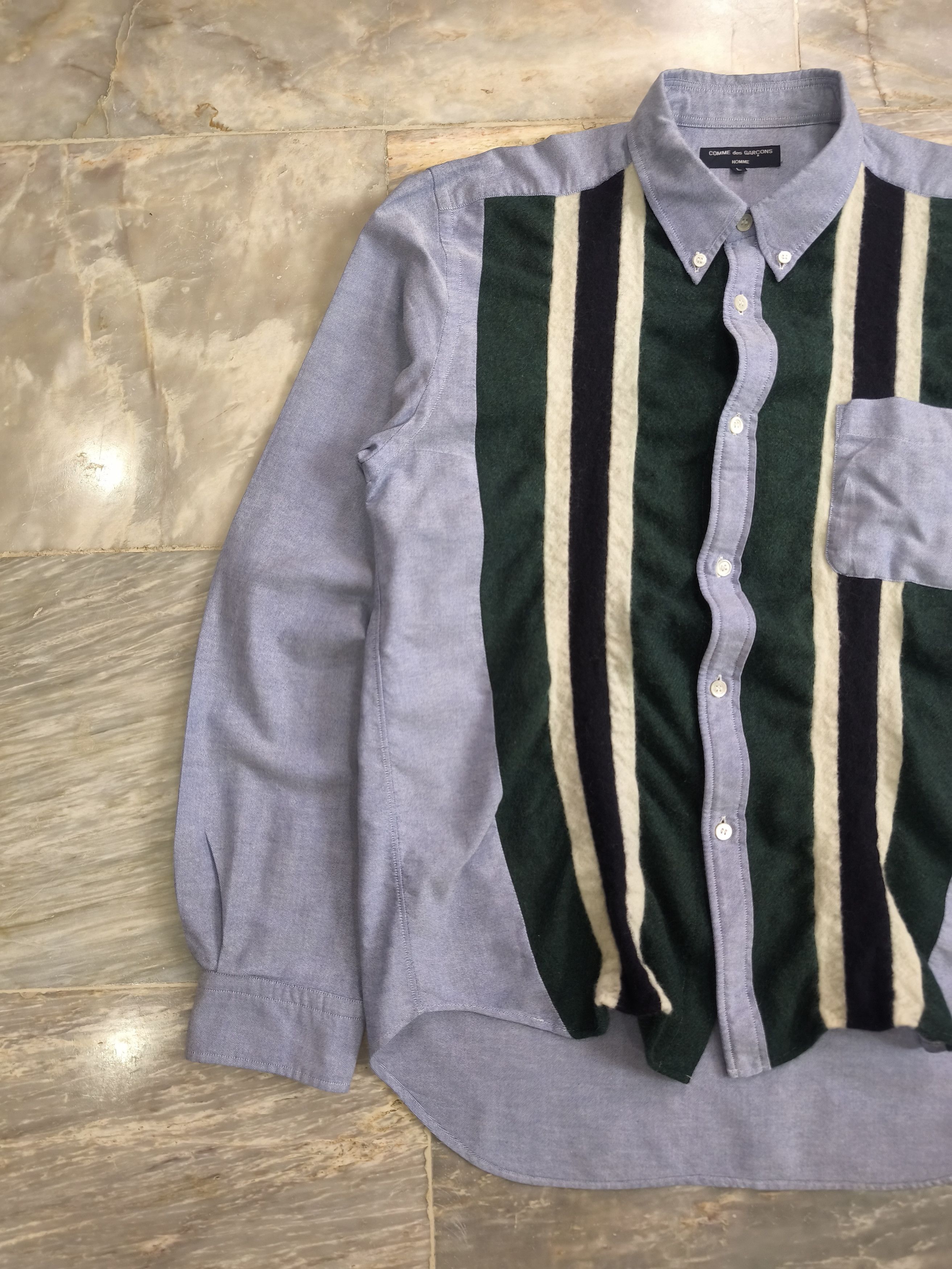 Comme des Garcons Homme Comme des Garcons Homme conversion shirt Size US L / EU 52-54 / 3 - 2 Thumbnail