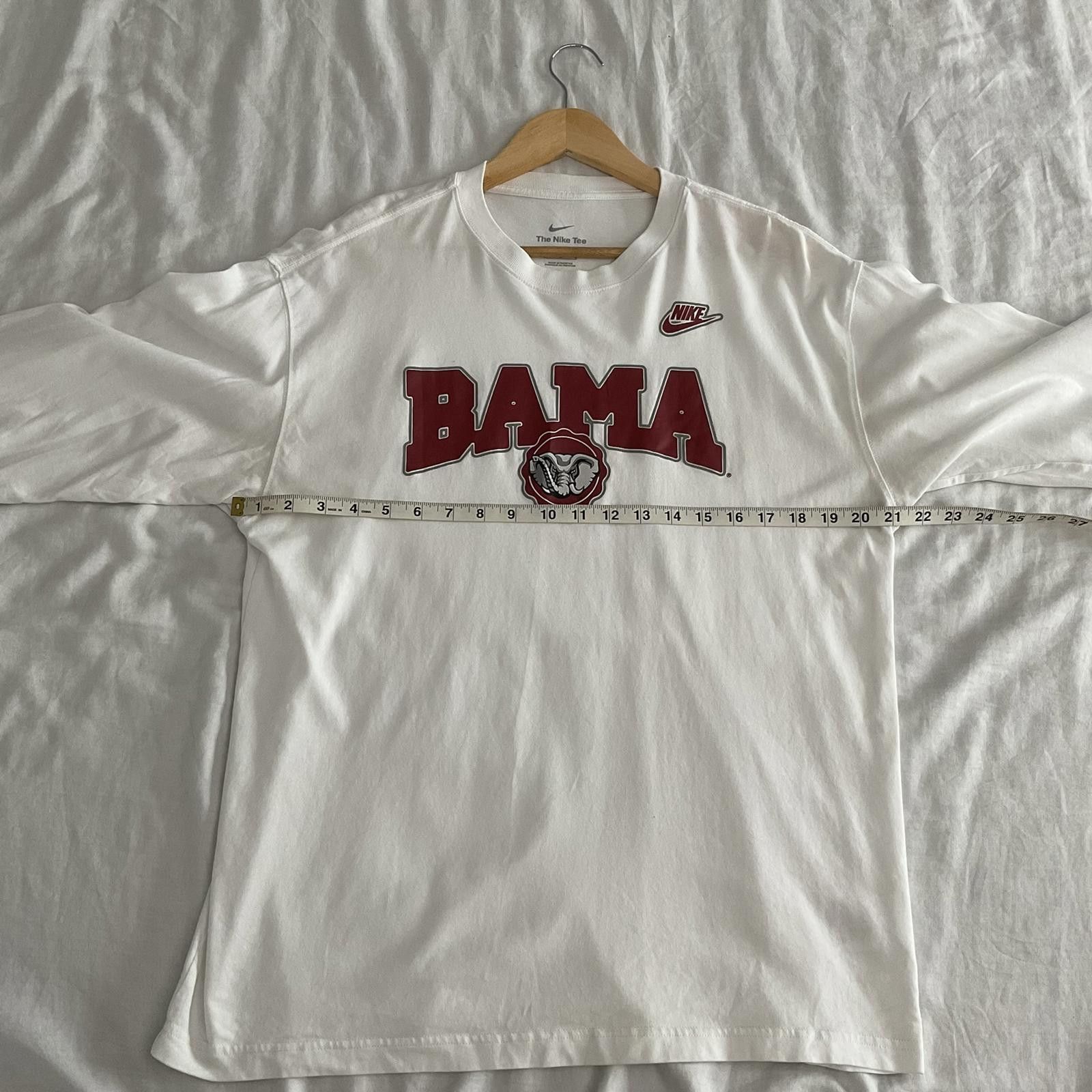 Nike NIKE bama alabama white long sleeve tee shirt tshirt medium Size US M / EU 48-50 / 2 - 6 Thumbnail