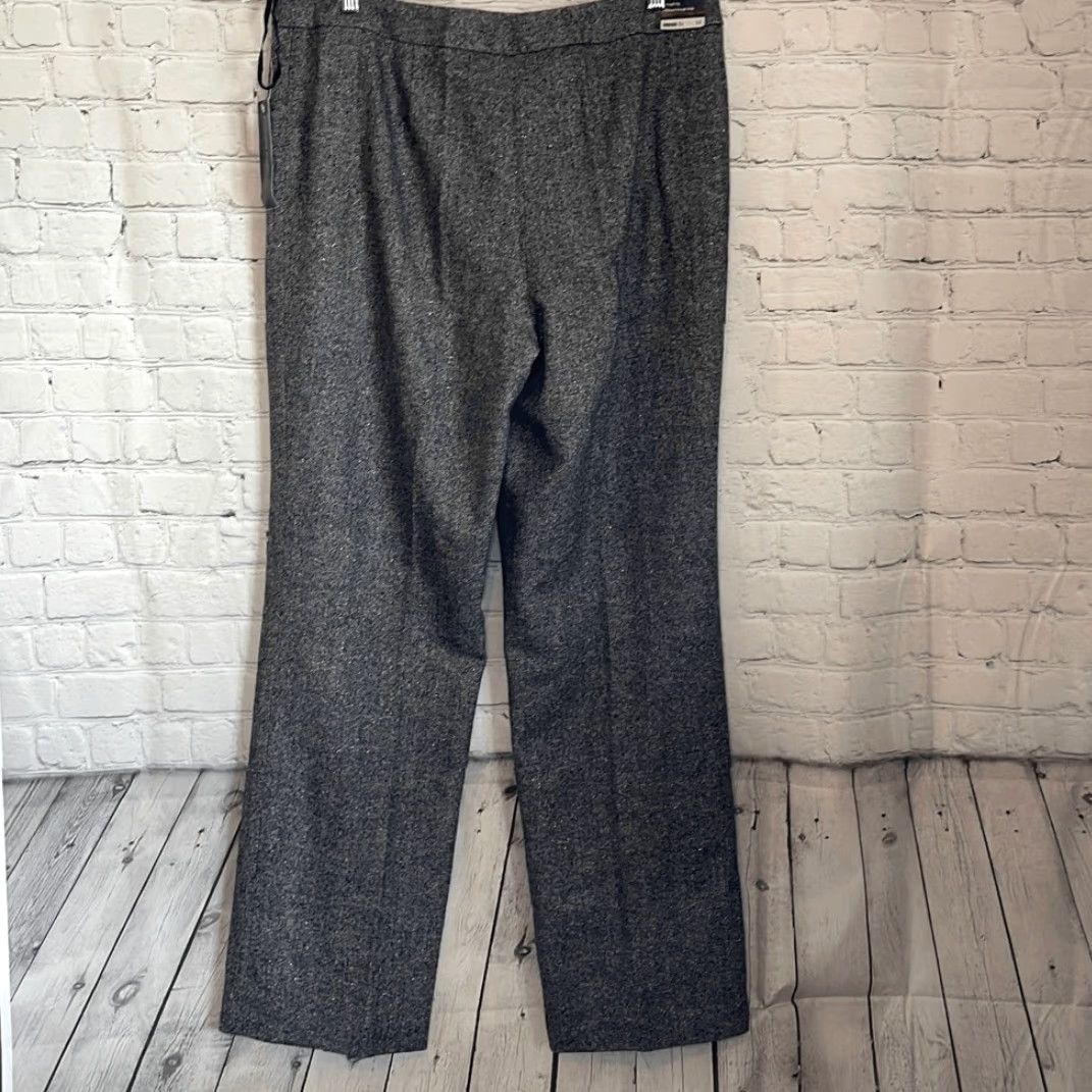 Jones New York Jones New York Women’s Black White Marbled Dress Pants size 14 Classic Fit NEW Size 36" / US 14 / IT 50 - 5 Thumbnail
