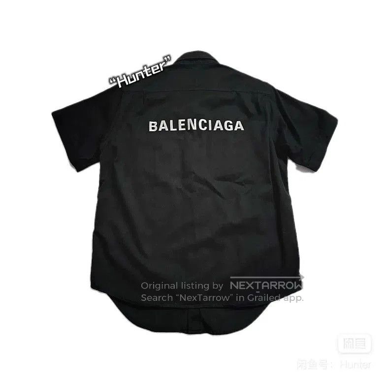 Balenciaga Balenciaga 19AW Tactical Embroidered Shirt. Size US S / EU 44-46 / 1 - 4 Thumbnail