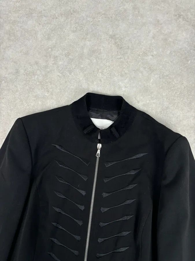 John Richmond 2000S Richmond Black Nylon Signature Minimalist Jacket Size M / US 6-8 / IT 42-44 - 4 Thumbnail