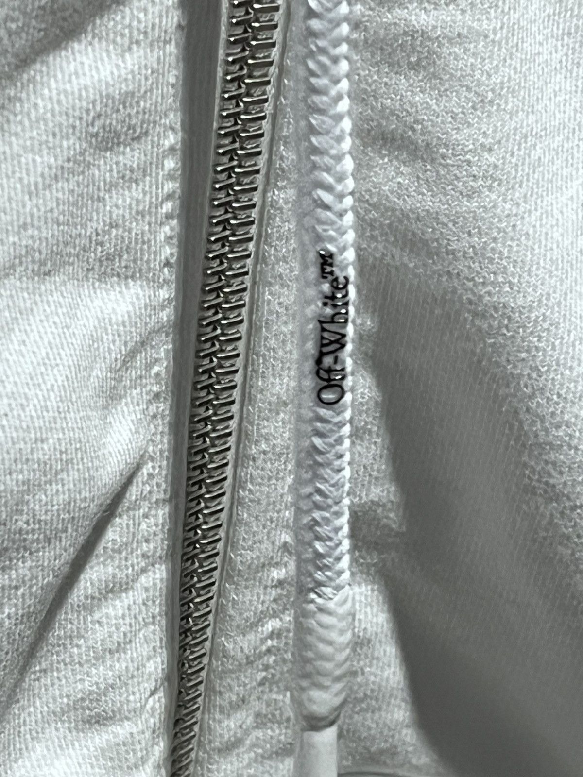 Off-White OFF WHITE ZIL HOODIE WHITE XL Size US XL / EU 56 / 4 - 7 Thumbnail
