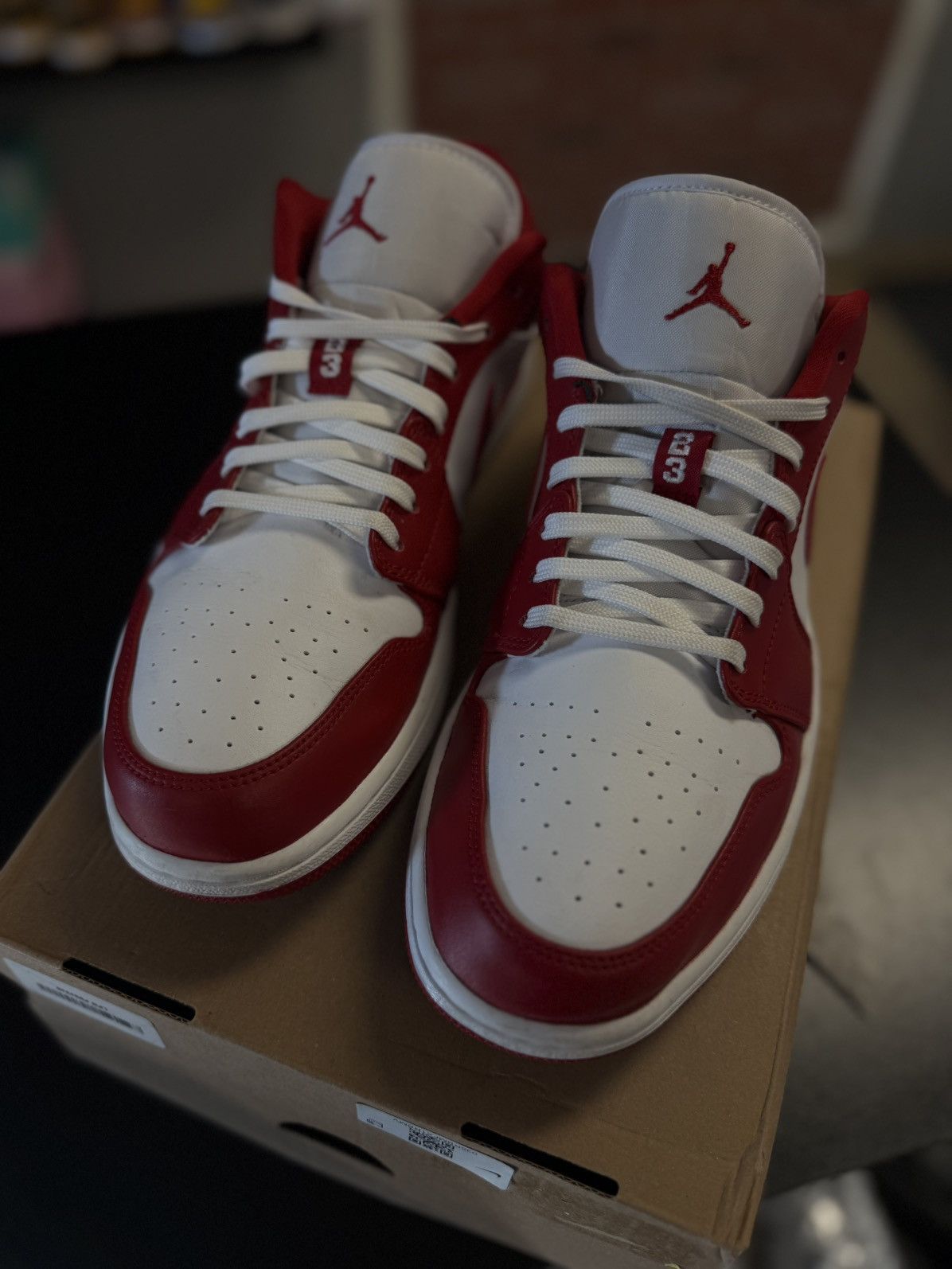Jordan Brand × Nike Jordan 1 Low Too Gym Red Size 11 Clean Condition Size US 11 / EU 44 - 8 Thumbnail