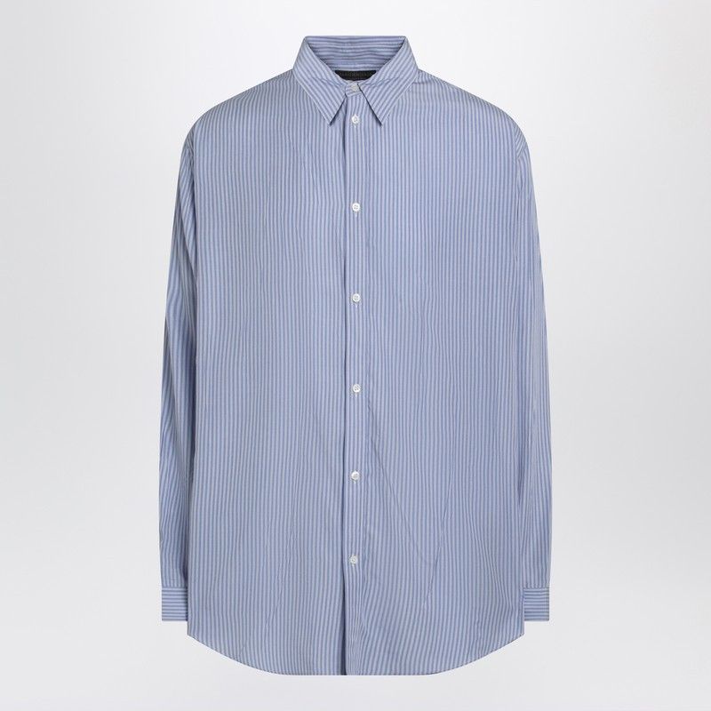 Balenciaga Balenciaga Fluid Blue Striped Shirt | Grailed