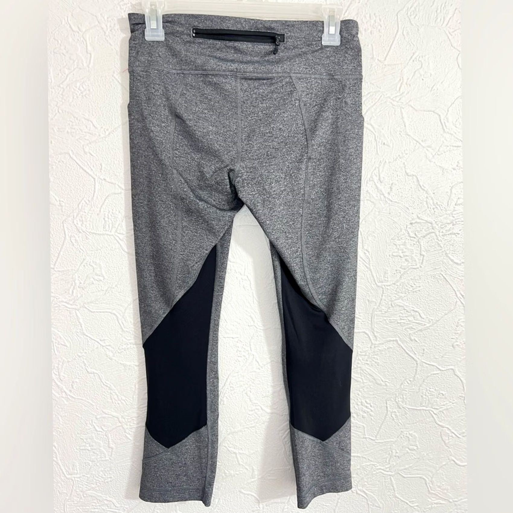 Lululemon Lululemon Pace Rival Crop 22" Leggings Women's 6 Heathered Gray Capri Activewear Nike? Size 28" / US 6 / IT 42 - 2 Thumbnail