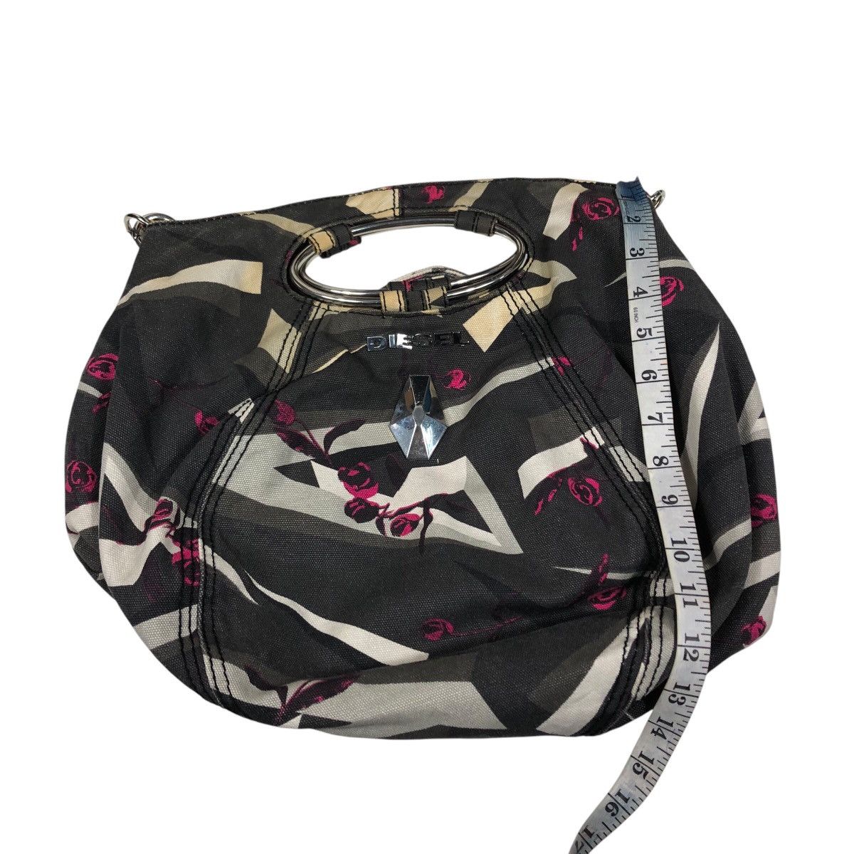 Diesel × Diesel Black Gold × Japanese Brand 📌Handbag/Shoulder Bag Diesel Over Print Design Size ONE SIZE - 15 Thumbnail