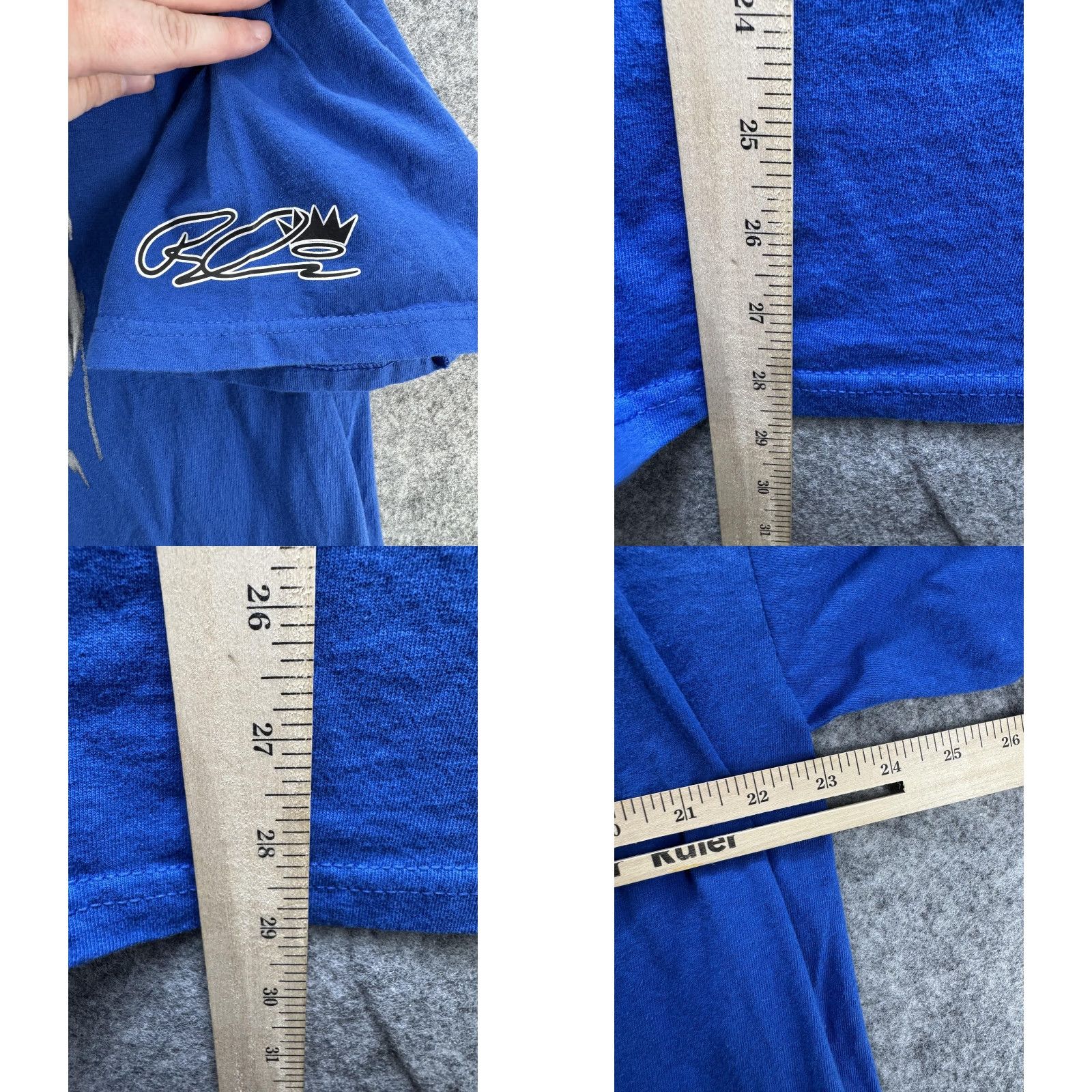 Vintage VINTAGE Biggy Threads Shirt Mens 2XL Blue Angel Guns Graphic Bandana Urban Tee XXL Mens Size US XXL / EU 58 / 5 - 8 Thumbnail