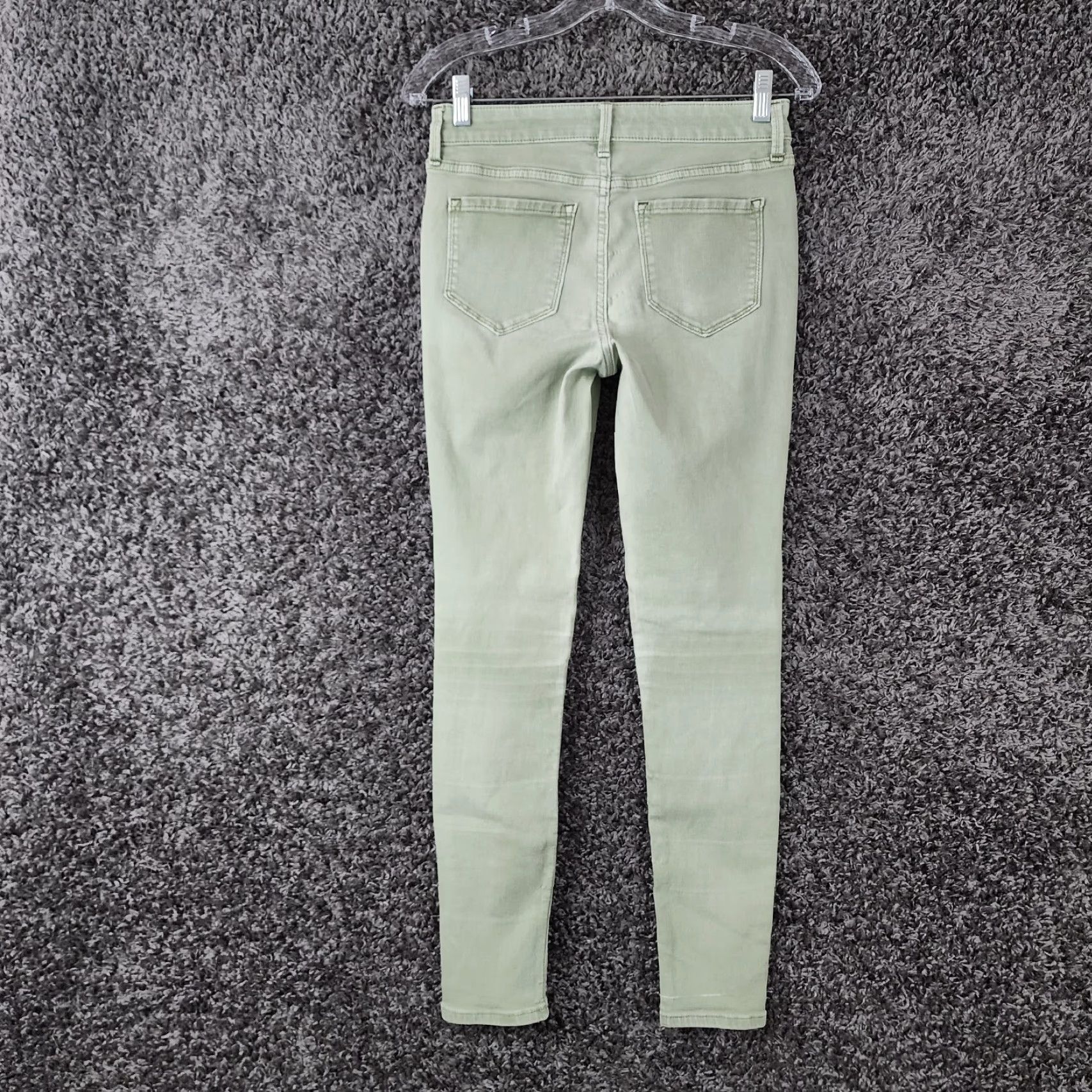 Old Navy OLD NAVY Rockstar Skinny Jeans Womens Light Green Size 28x28 Size 28" / US 6 / IT 42 - 6 Thumbnail