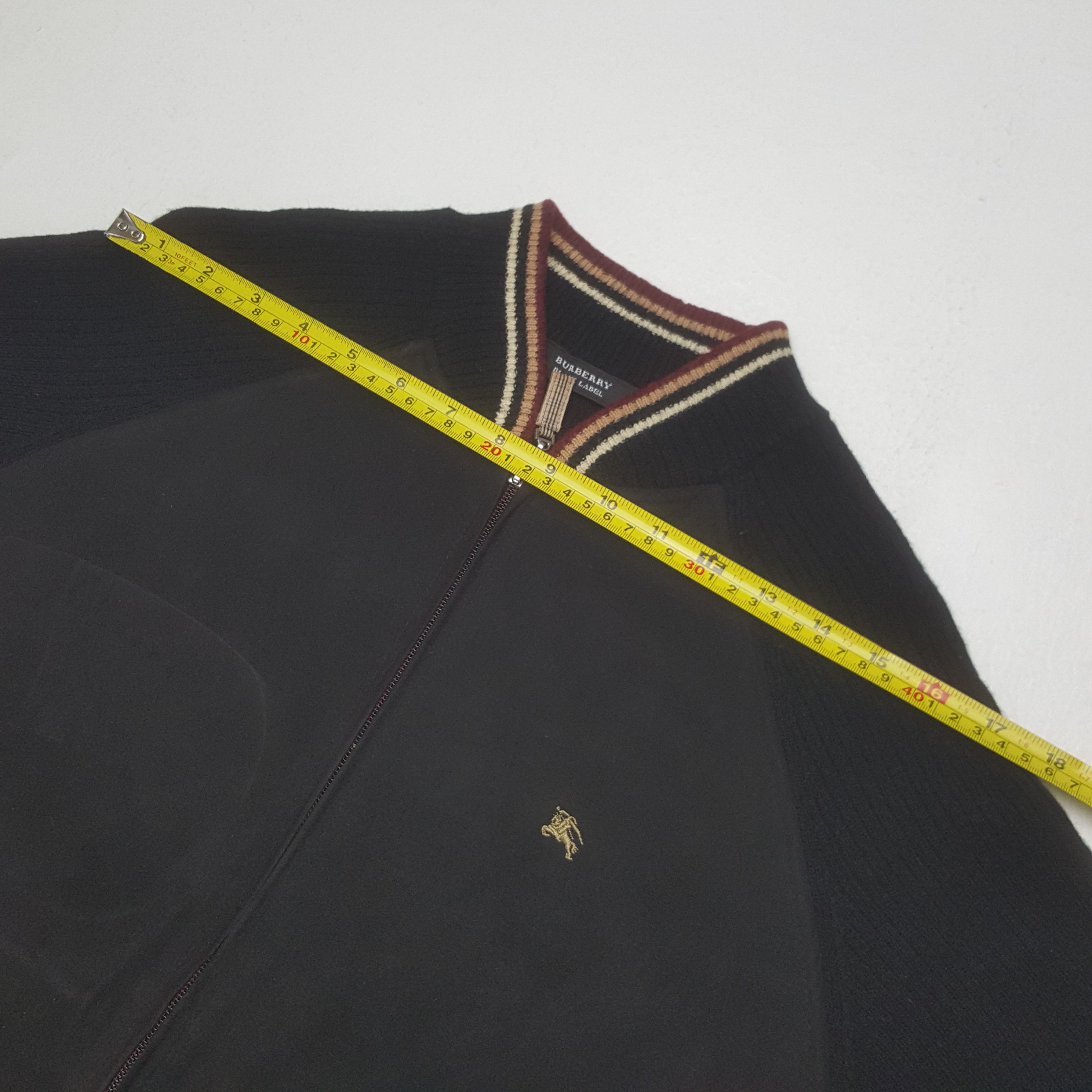 Burberry Vintage Burberry London Black Label Zipper Sweater Size US XS / EU 42 / 0 - 5 Thumbnail