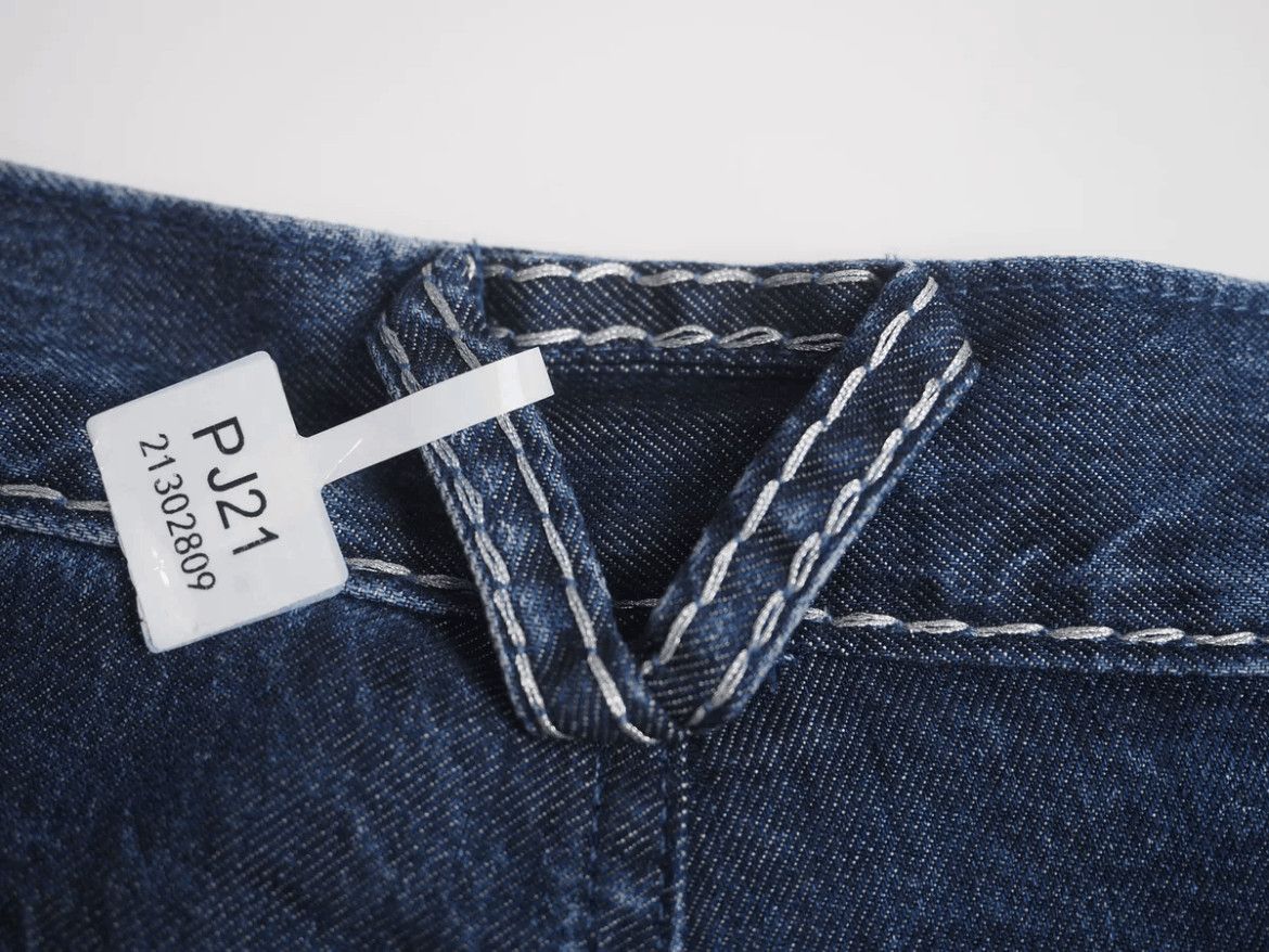 Bottega Veneta Sz 48 Bottega Veneta 21SS Fluid Plain Denim-2505 Size US 32 / EU 48 - 5 Thumbnail