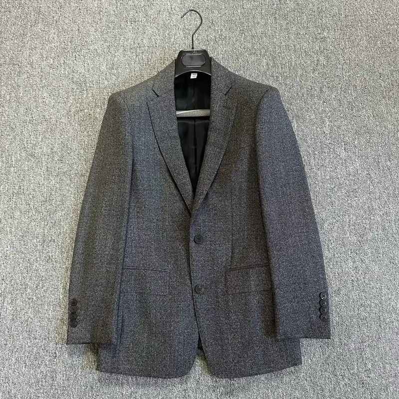 Burberry Burberry Men's Gray Wool Blend Long Coat Size US S / EU 44-46 / 1 - 1 Thumbnail