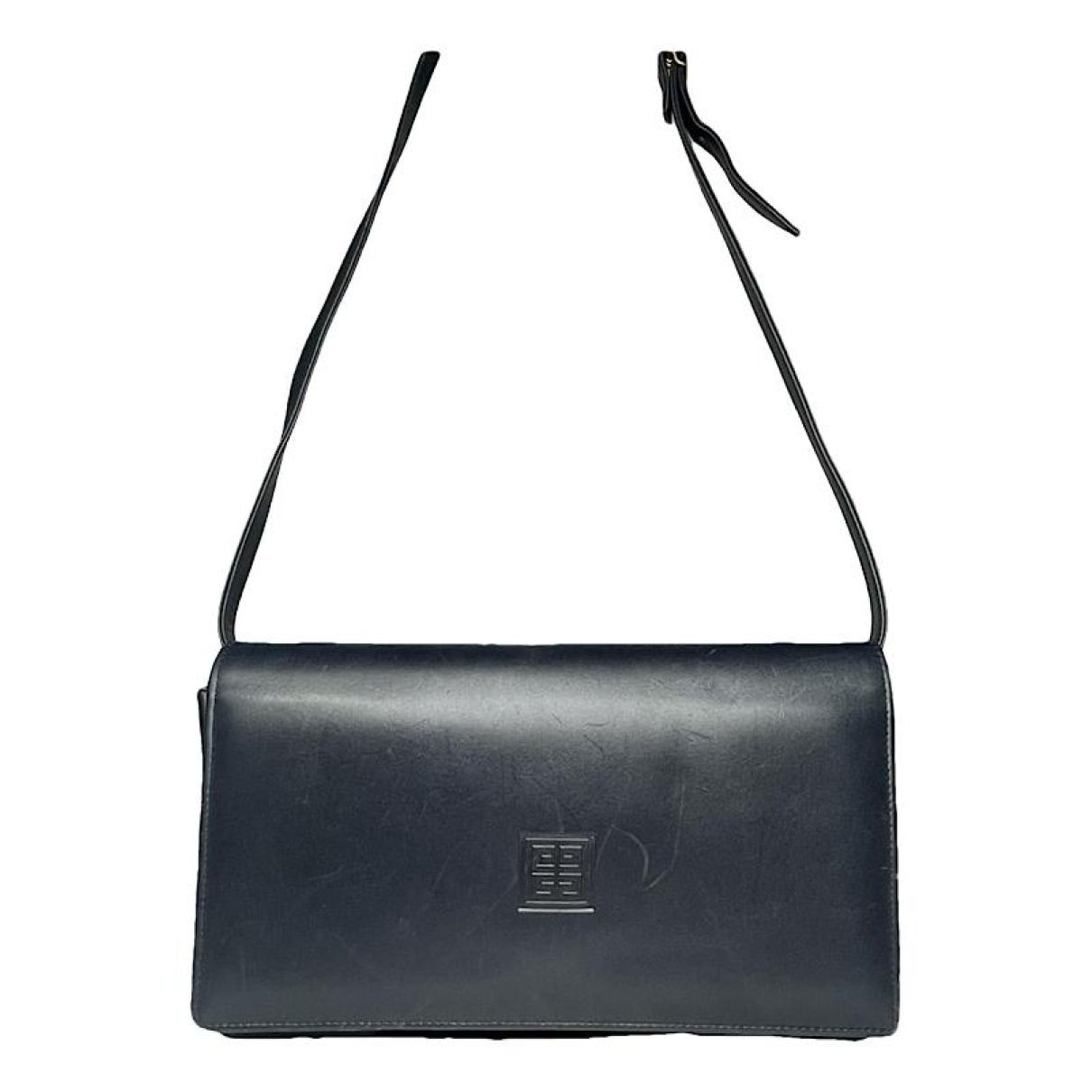 Givenchy Emblem Navy Patent Leather Handbag Size ONE SIZE - 1 Thumbnail