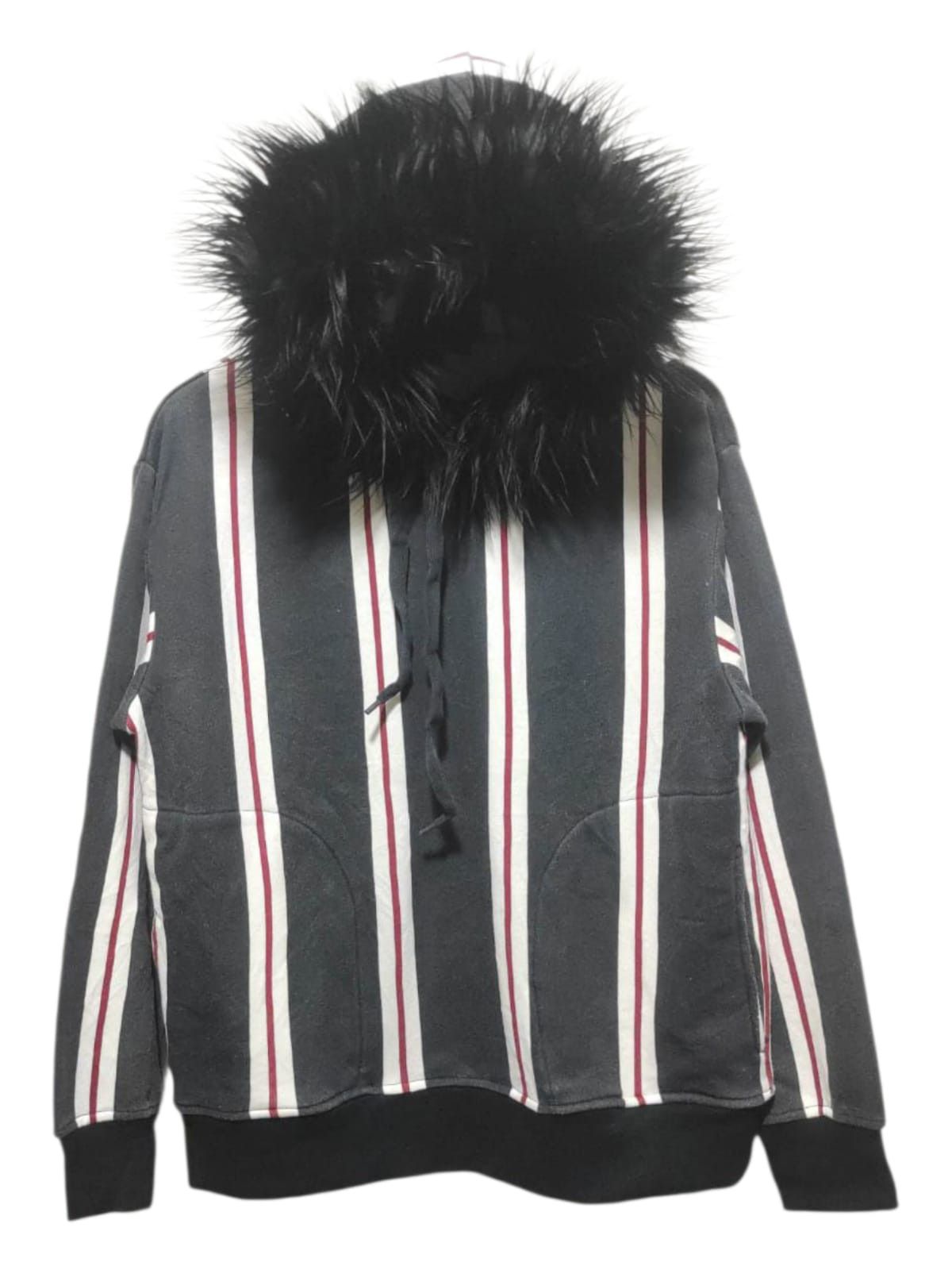 Hysteric Glamour Beno Stripe fur hoodie i6w9 LGB style Size US M / EU 48-50 / 2 - 1 Thumbnail