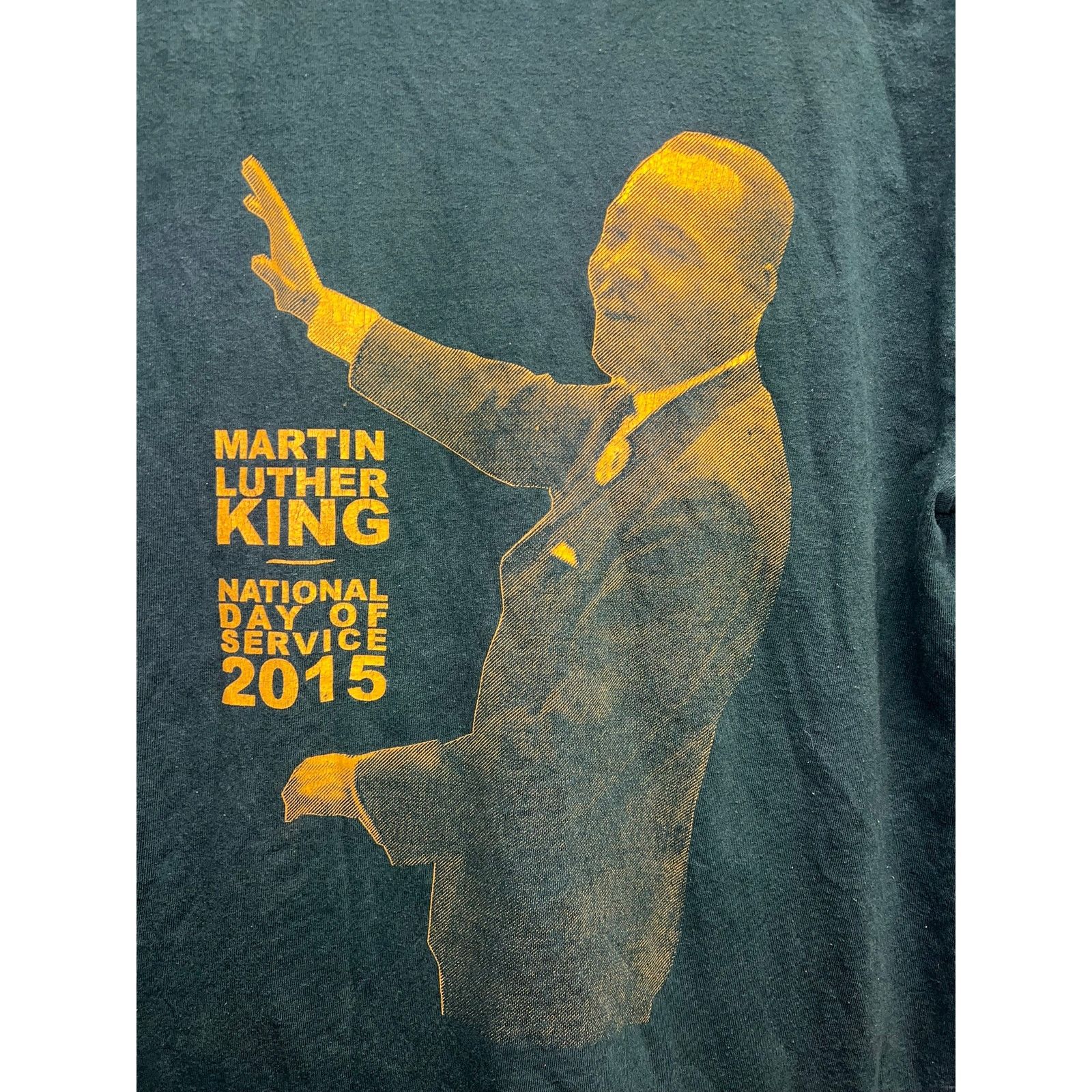 Vintage Martin Luther King Day Shirt National Day Of Service 2015 Size US M / EU 48-50 / 2 - 2 Thumbnail