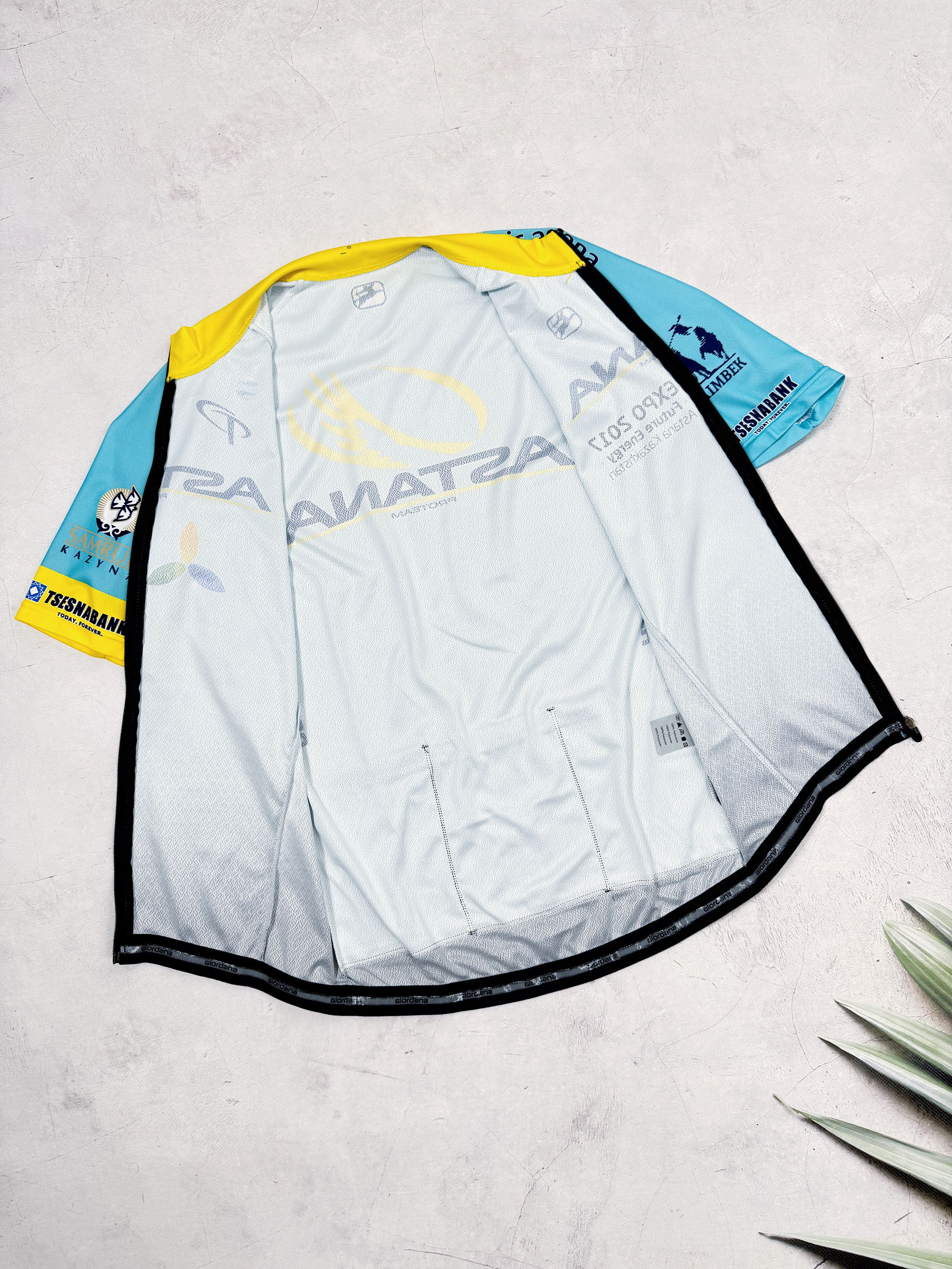 Giordana Cycling Jersey Kazakhstan Astana UCI 2017