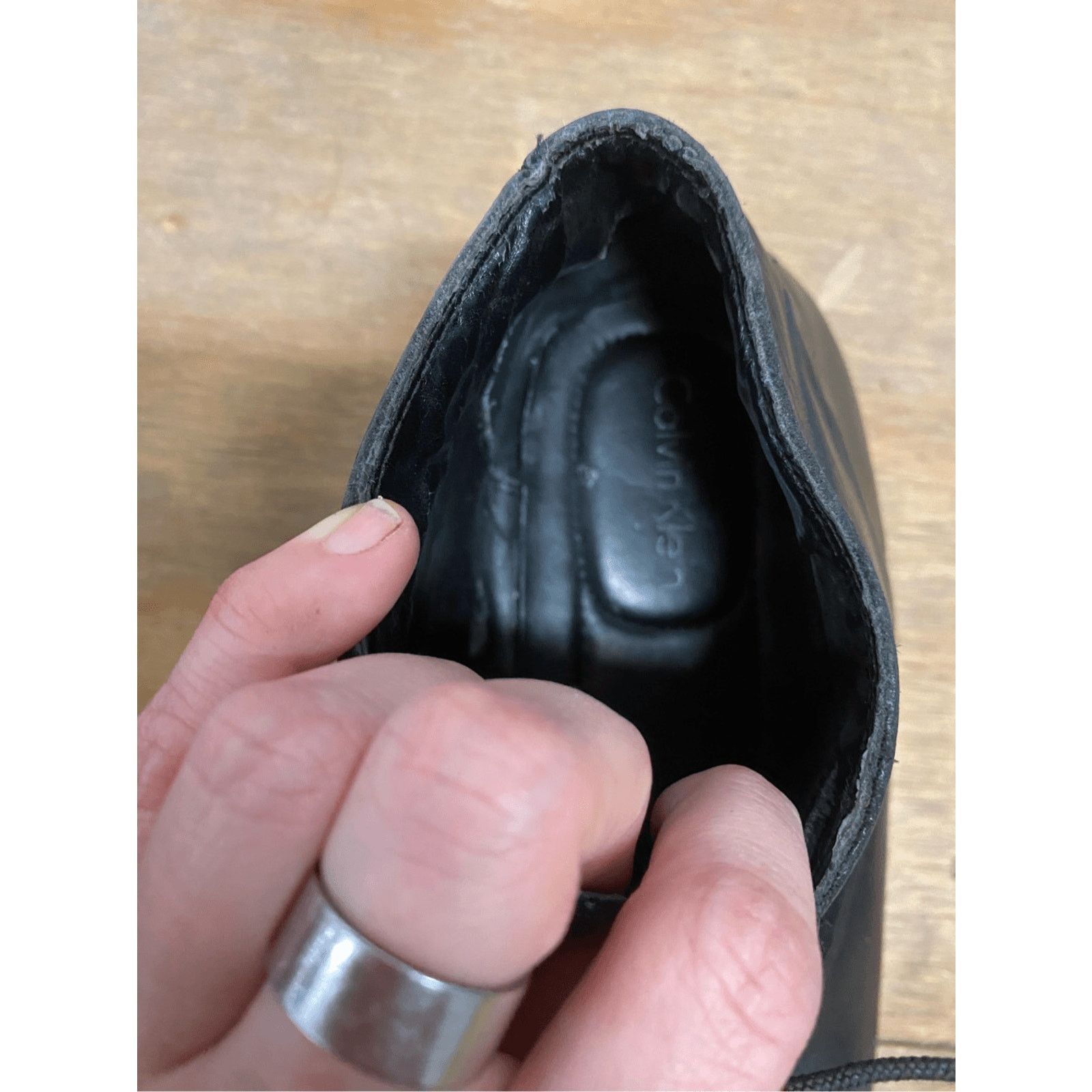 Calvin Klein Calvin Klein Black Leather Dress Boots Smith’ Shoes Size 10 Size US 10 / EU 43 - 10 Thumbnail