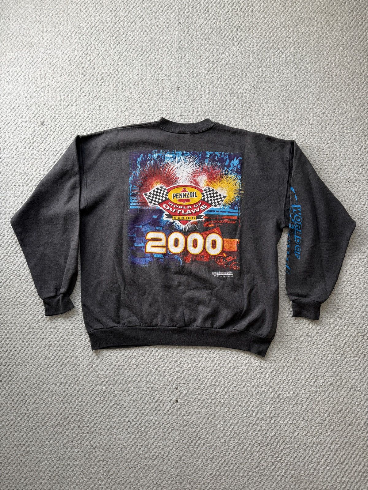 Vintage Vintage Racing Crewneck 2000 Size US XL / EU 56 / 4 - 4 Thumbnail