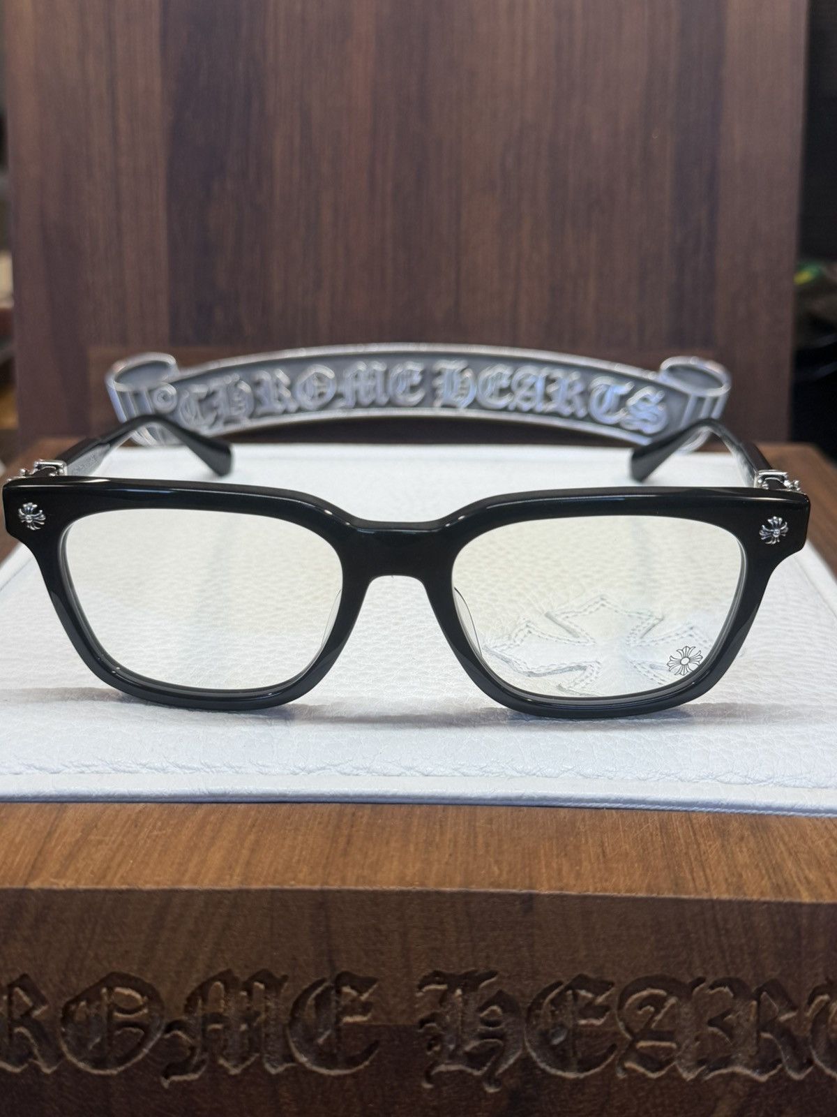 Chrome Hearts Chrome Hearts Cox Ucker Glasses Size ONE SIZE - 6 Thumbnail